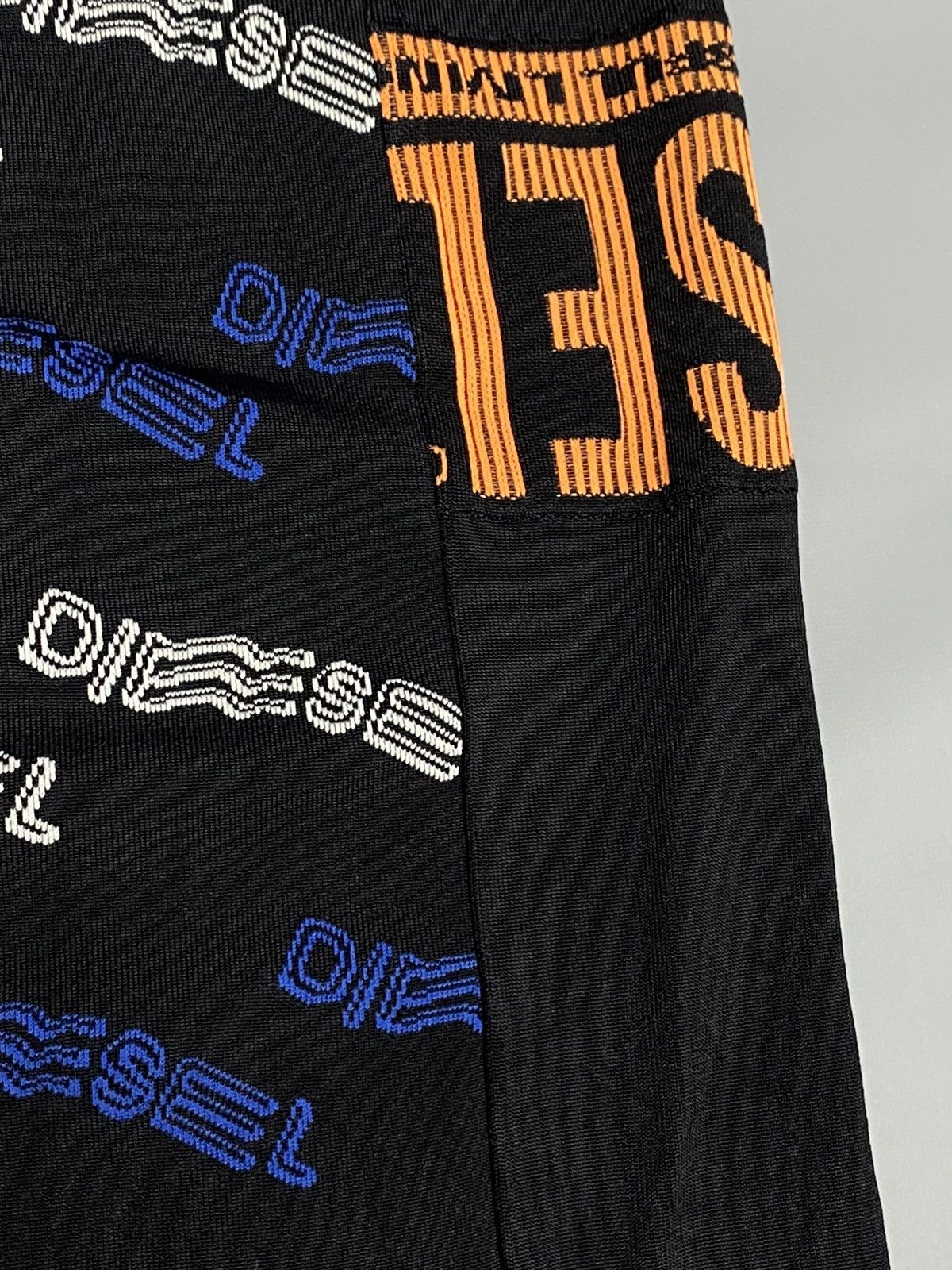 Diesel DIESEL Womens Graphic Multi Logo Rayon Midi Skirt Size XS Size 23" - 6 Thumbnail