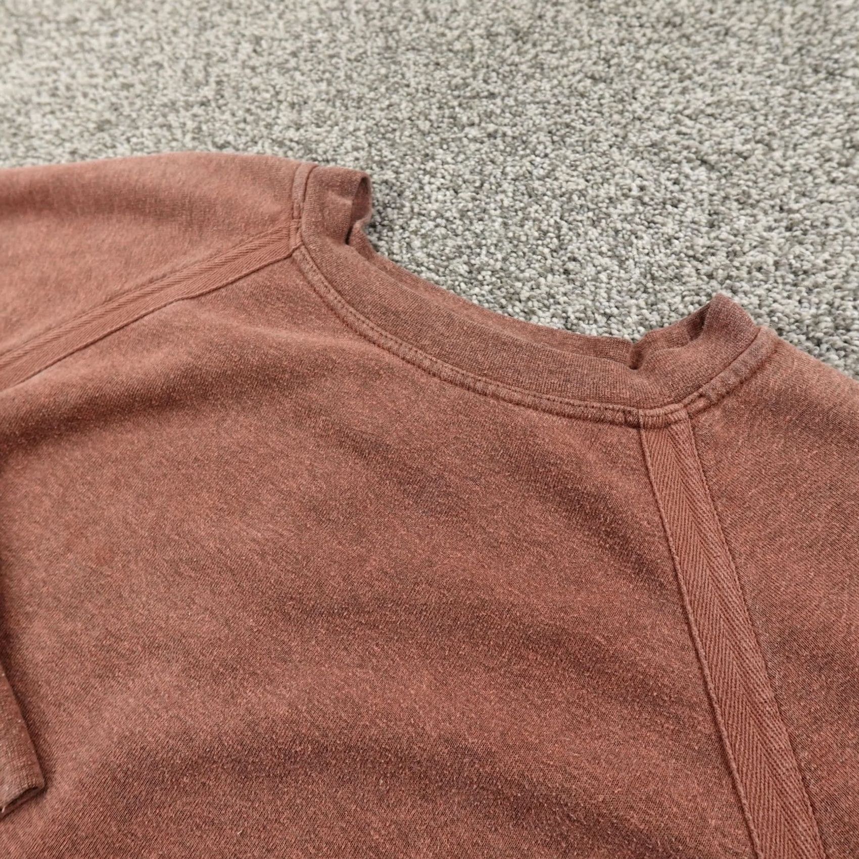 Prana prAna Sweatshirt Womens M Brown Pullover Crewneck Cozy Up French Terry Sweater Size M / US 6-8 / IT 42-44 - 2 Thumbnail