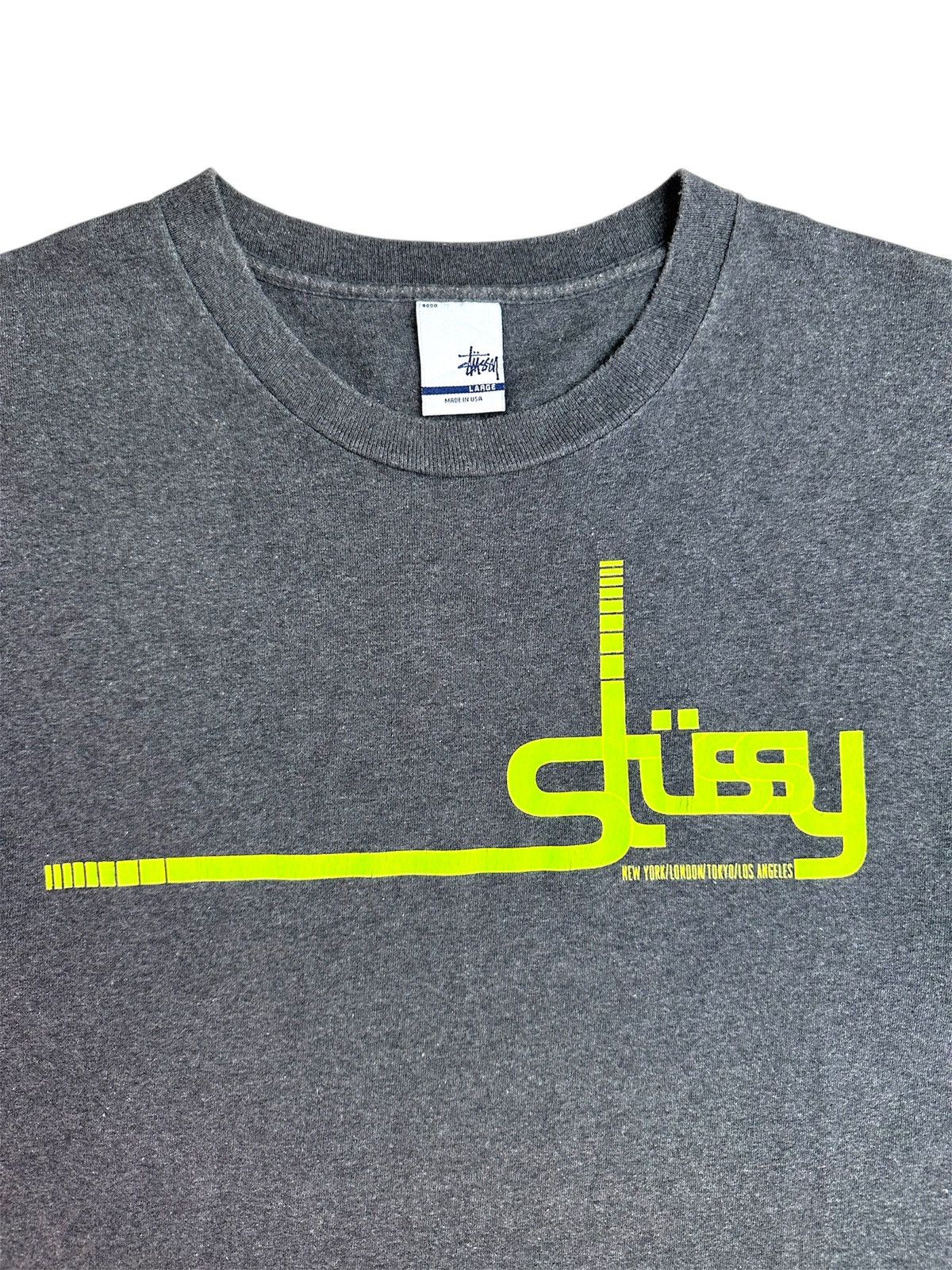 Stussy × Vintage Y2K Stussy T-Shirt Made in USA Size US L / EU 52-54 / 3 - 2 Thumbnail