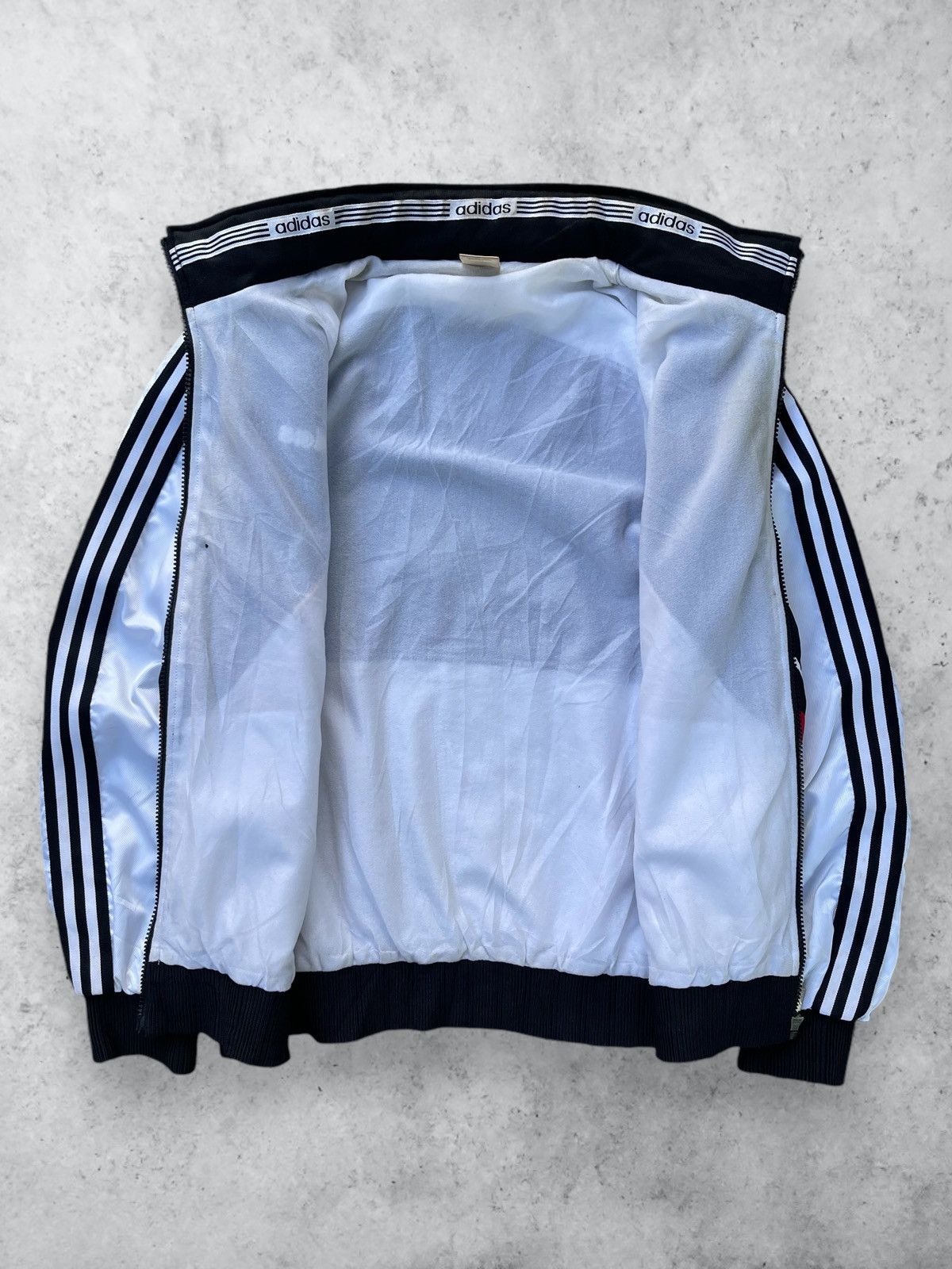Adidas 🔥Vintage 90's Adidas Germany Jacket With Hidden Hoodie Size US L / EU 52-54 / 3 - 4 Thumbnail