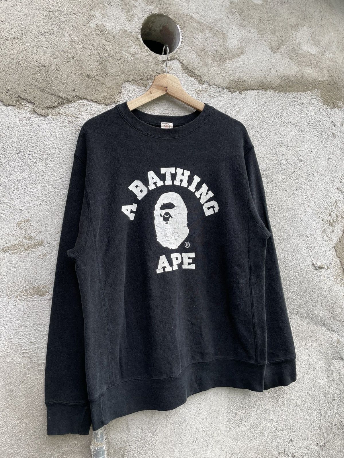 Bape Bape College Crewneck Size US M / EU 48-50 / 2 - 3 Thumbnail