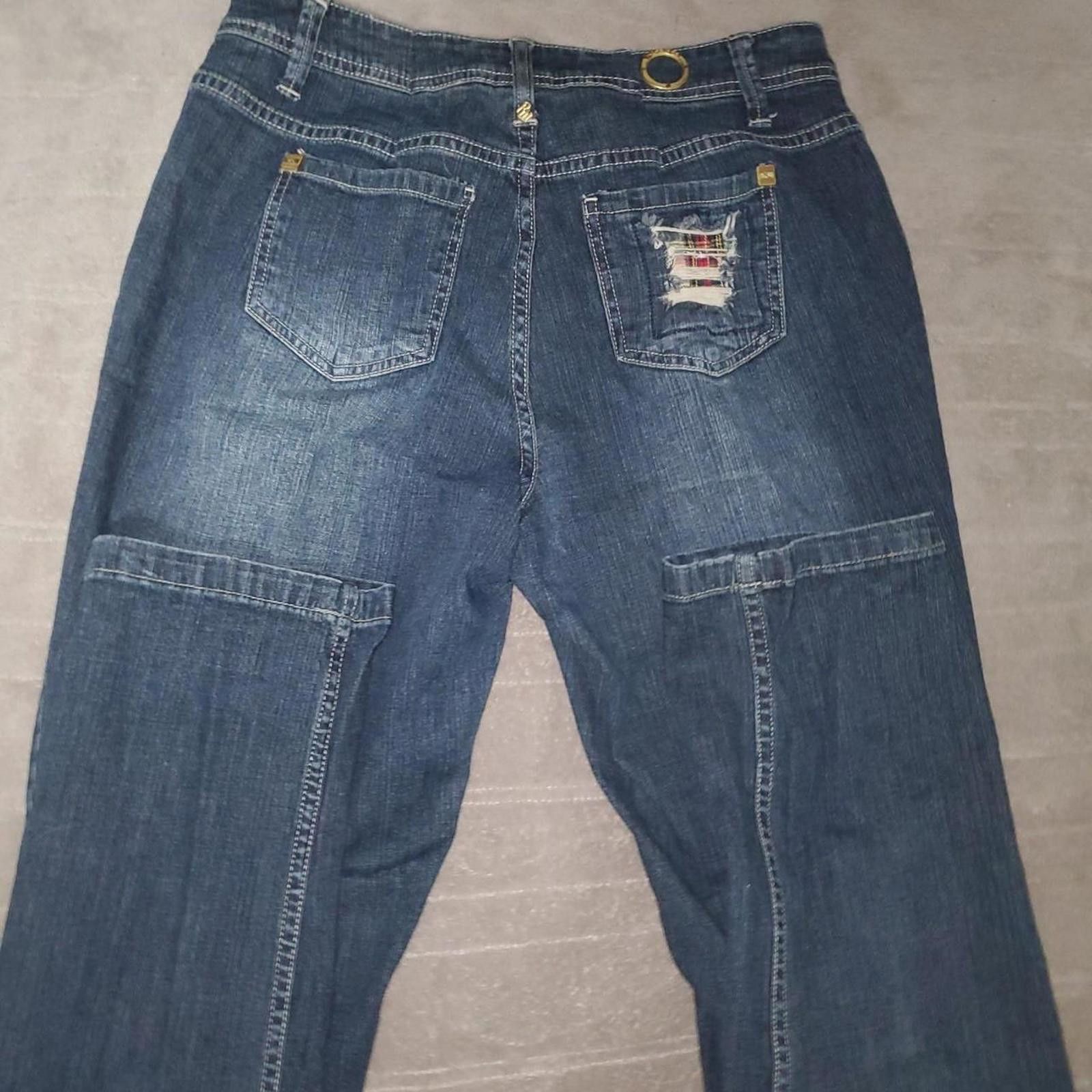 Rocawear Rocawear Women's Red and Navy Jeans Size 36" / US 14 / IT 50 - 3 Thumbnail