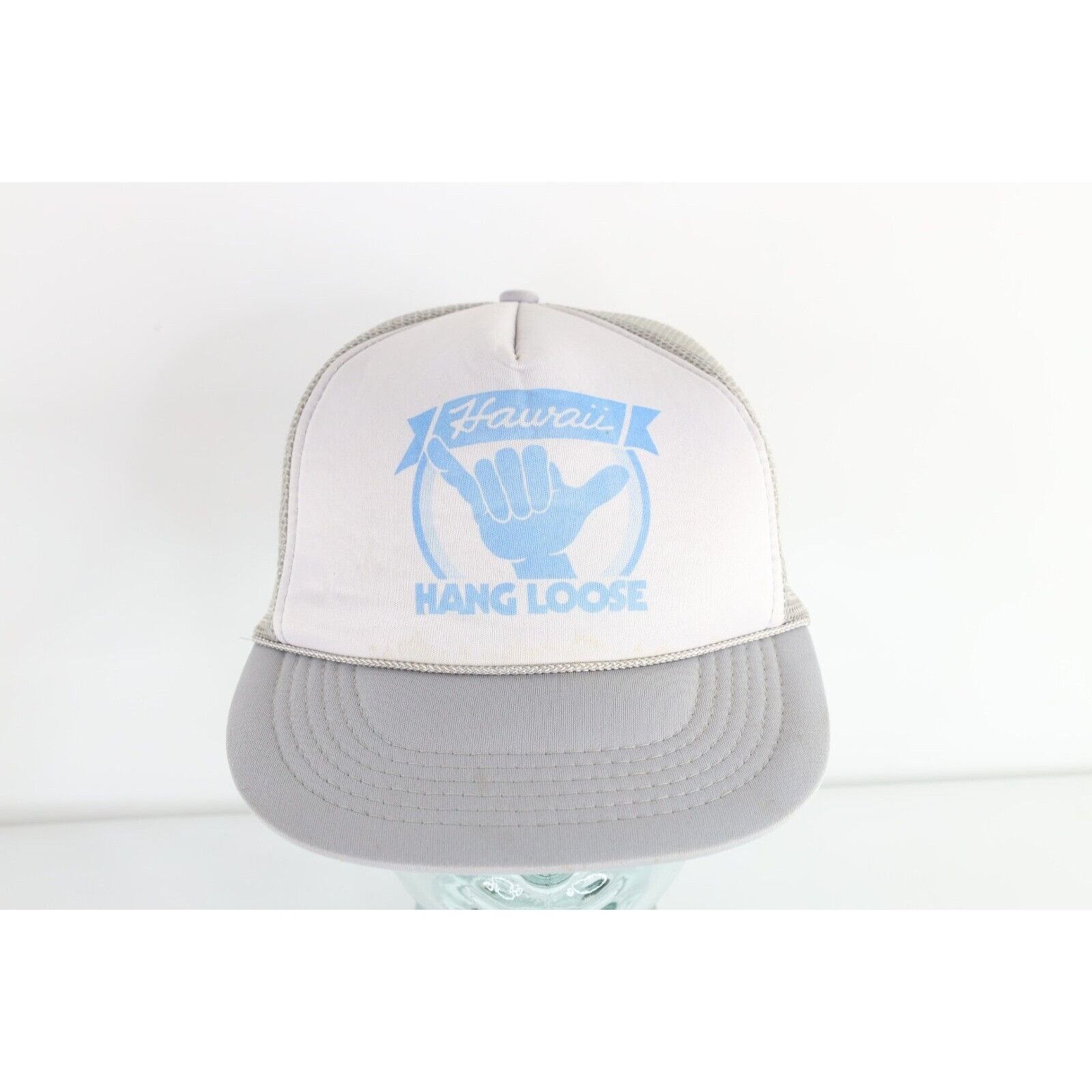 Vintage 80s Streetwear Hawaii Hang Loose Trucker Hat