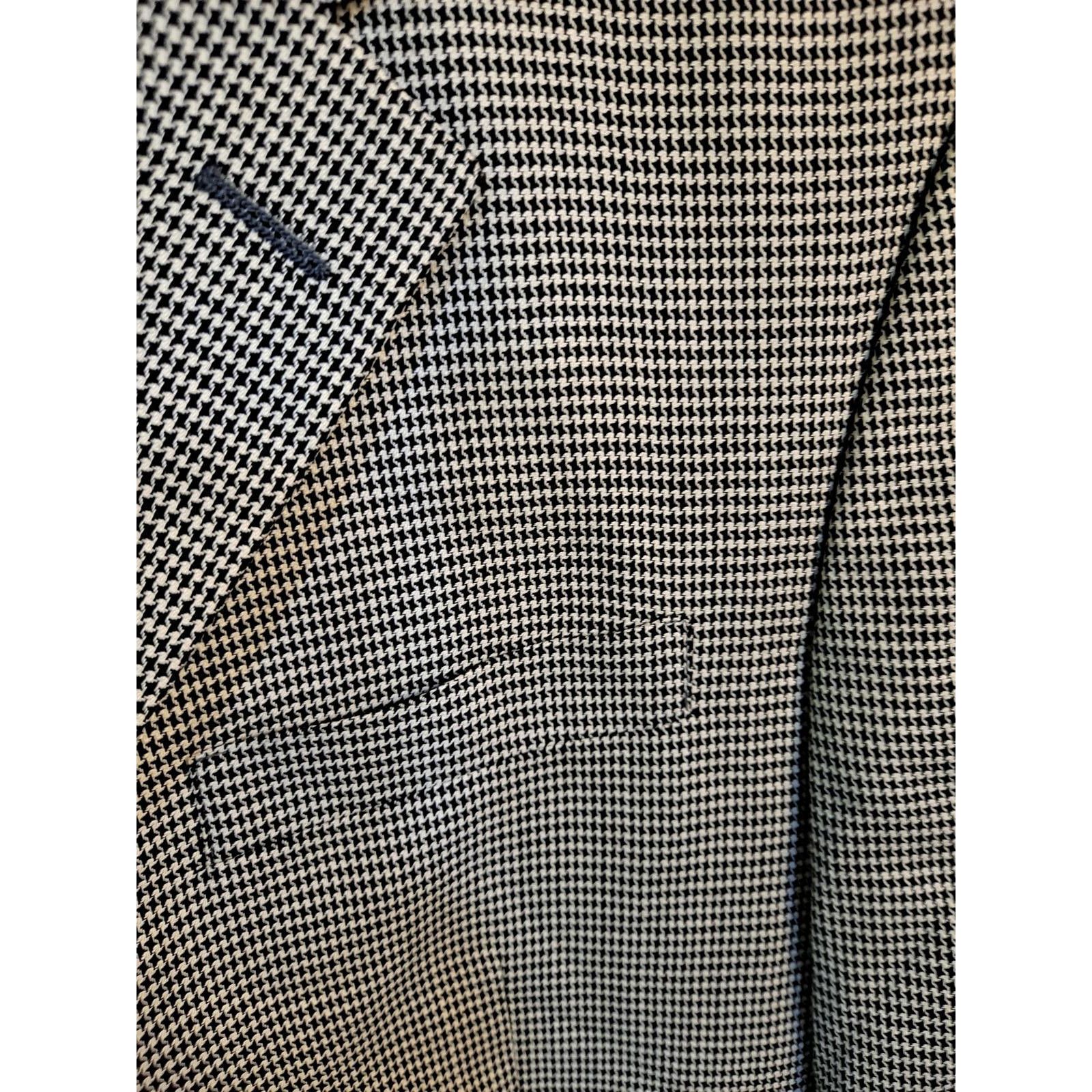 Jones New York New Jones New York Blazer Black and White Check Size 38 Reg Size 38R - 2 Thumbnail