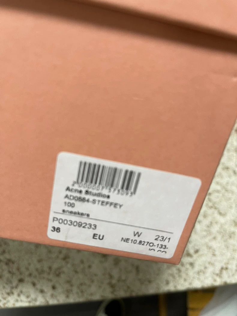 Acne Studios Acne Studios size:36 White smiling Velcro shoes Size US 5.5 / IT 35.5 - 7 Thumbnail