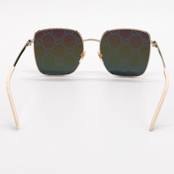 Gucci NEW GUCCI SUNGLASSES GG0802S 004 GOLD WOMEN EYEWEAR GUCCI Size ONE SIZE - 9 Thumbnail