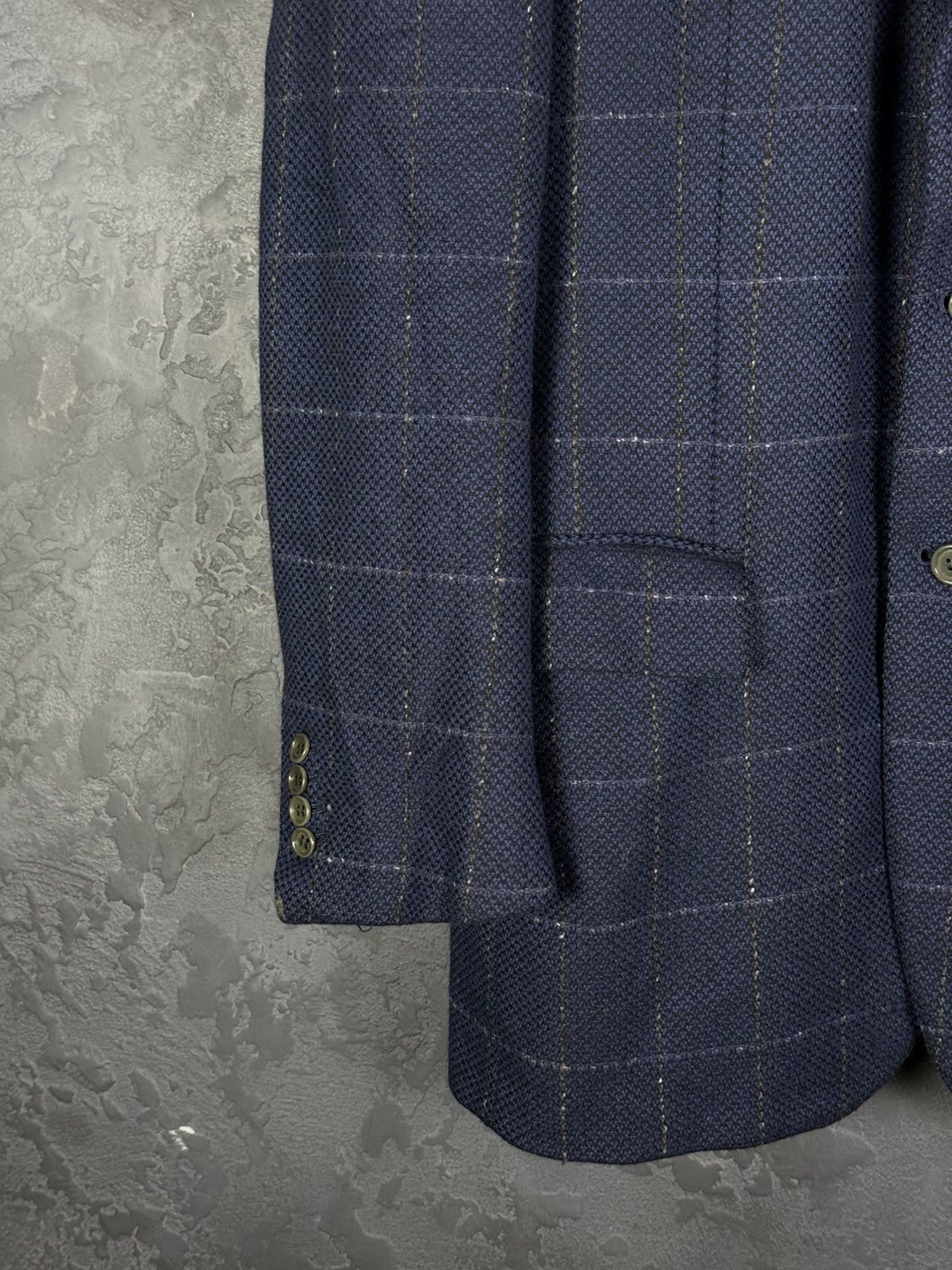 Kiton Kiton Napoli Trois Pommes Blazer 100% Cashmere Blazer Jacket Size 52R - 9 Thumbnail