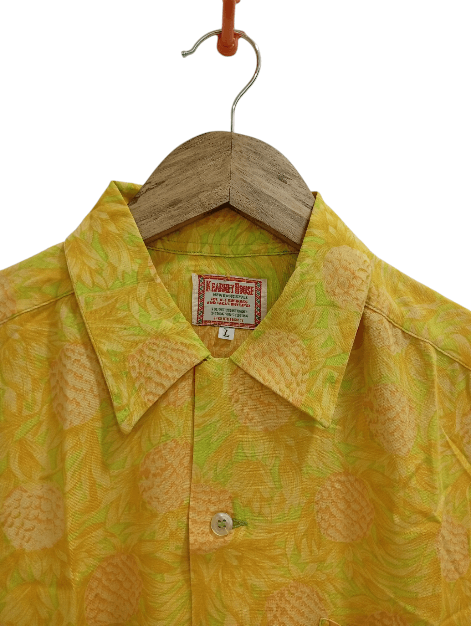 Japanese Brand × Vintage 🔥🔥Kearney House Full Print Pineapple Motif Hawaii Shirt Size US L / EU 52-54 / 3 - 18 Thumbnail