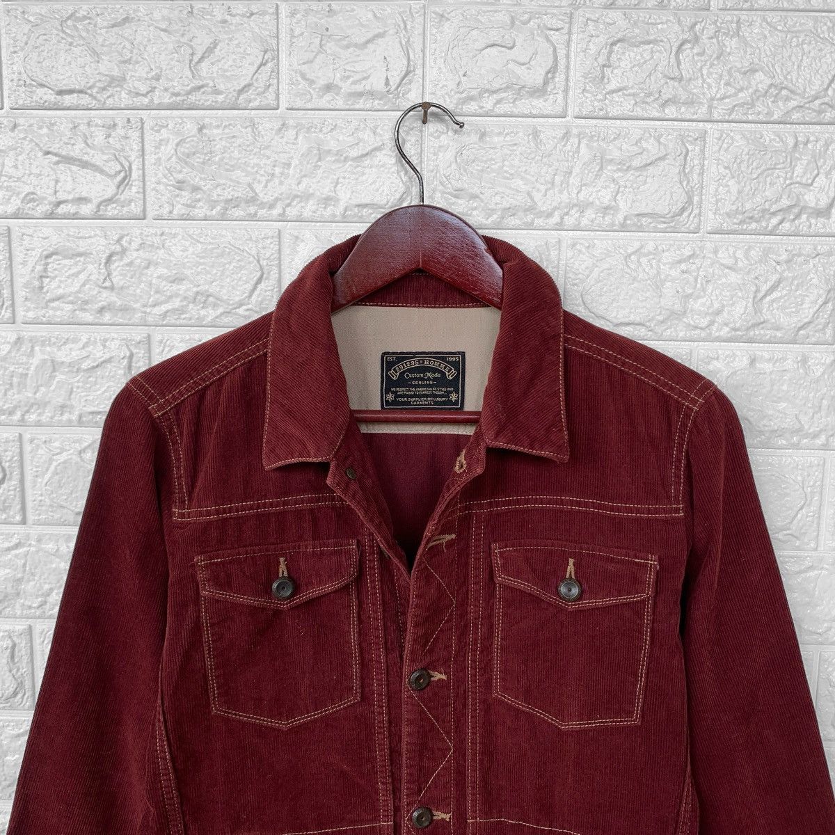 Other 291295 Homme Custom Made Corduroy Jacket Made In Japan Size US S / EU 44-46 / 1 - 5 Thumbnail