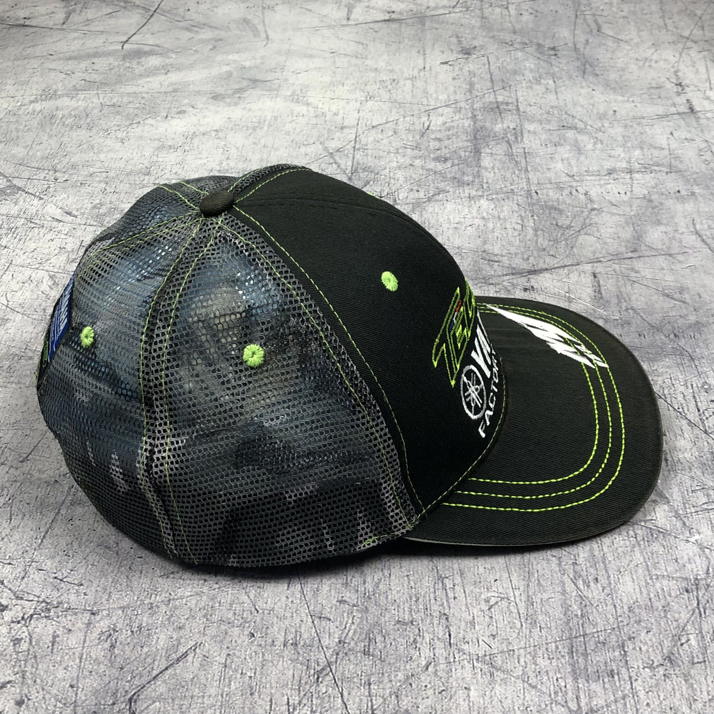 Yamaha Y2K Yamaha Factory Racing Trucker Cap Tech Size ONE SIZE - 5 Thumbnail