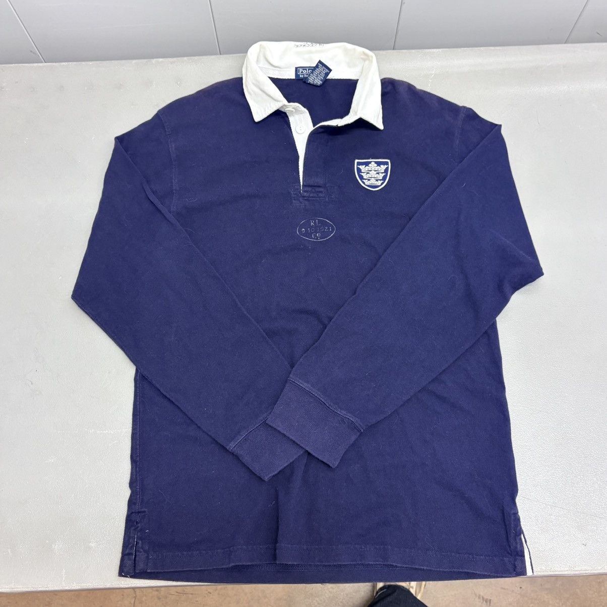 Vintage Polo Ralph Lauren Bleecker Rugby Long Sleeve Polo XL