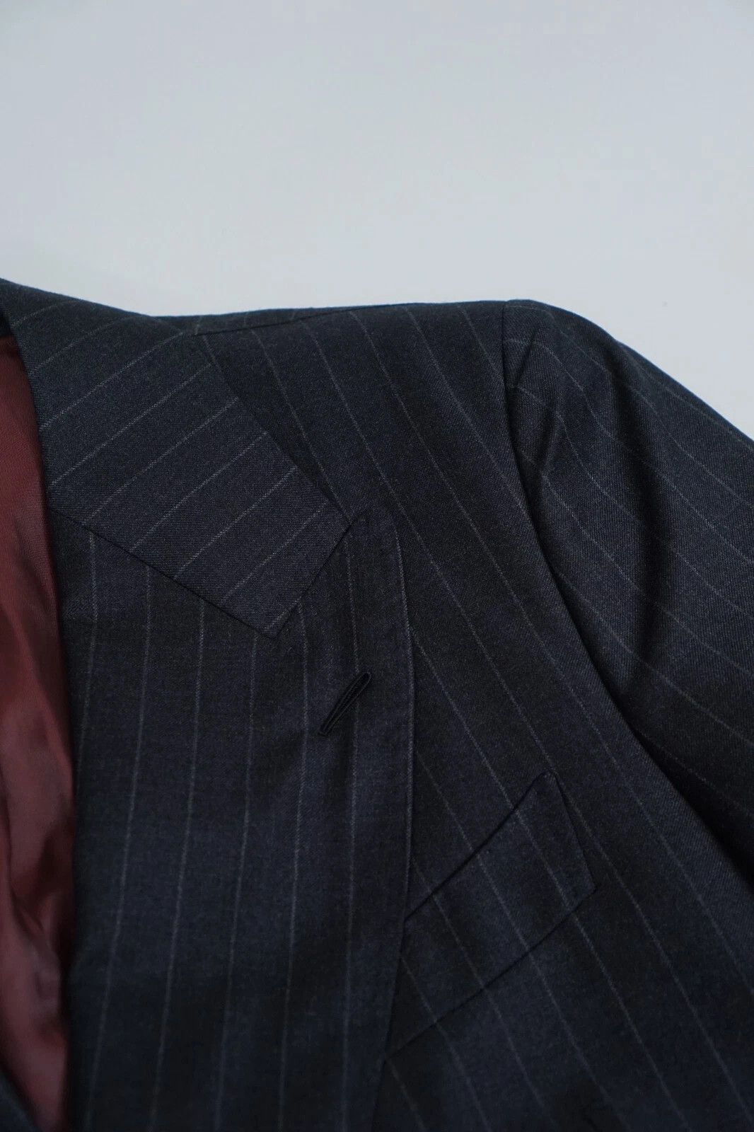 Suitsupply Men Suitsupply Blazer La Spalla Double Breasted Grey UK/US40 Size 40R - 4 Thumbnail