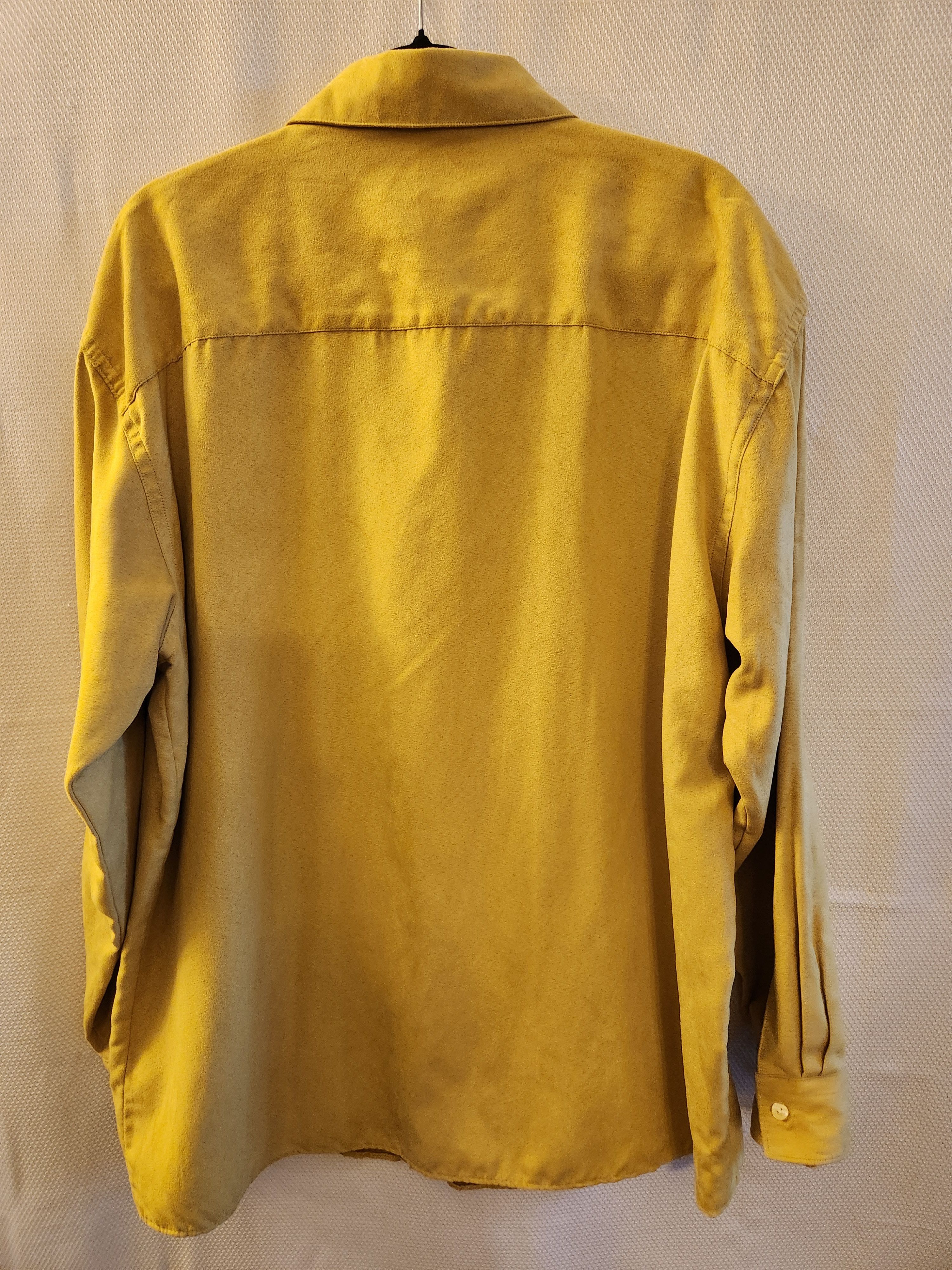 Kenneth Cole Vintage 80's Ultra Suede Long Sleeve Shirt Size US XL / EU 56 / 4 - 2 Thumbnail