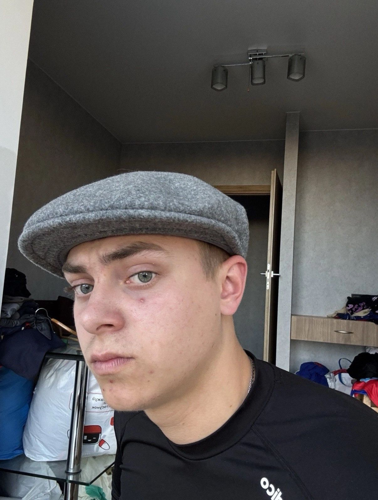 Kangol Kangol Vintage Wool Flat Berett Cap Grey One Size men M Size ONE SIZE - 5 Thumbnail