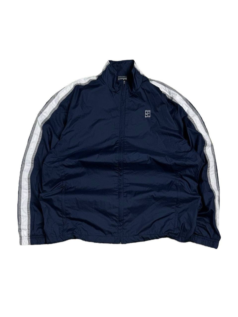 Nike Vintage Nike Court Nylon Track Jacket Y2K Size US S / EU 44-46 / 1 - 1 Thumbnail