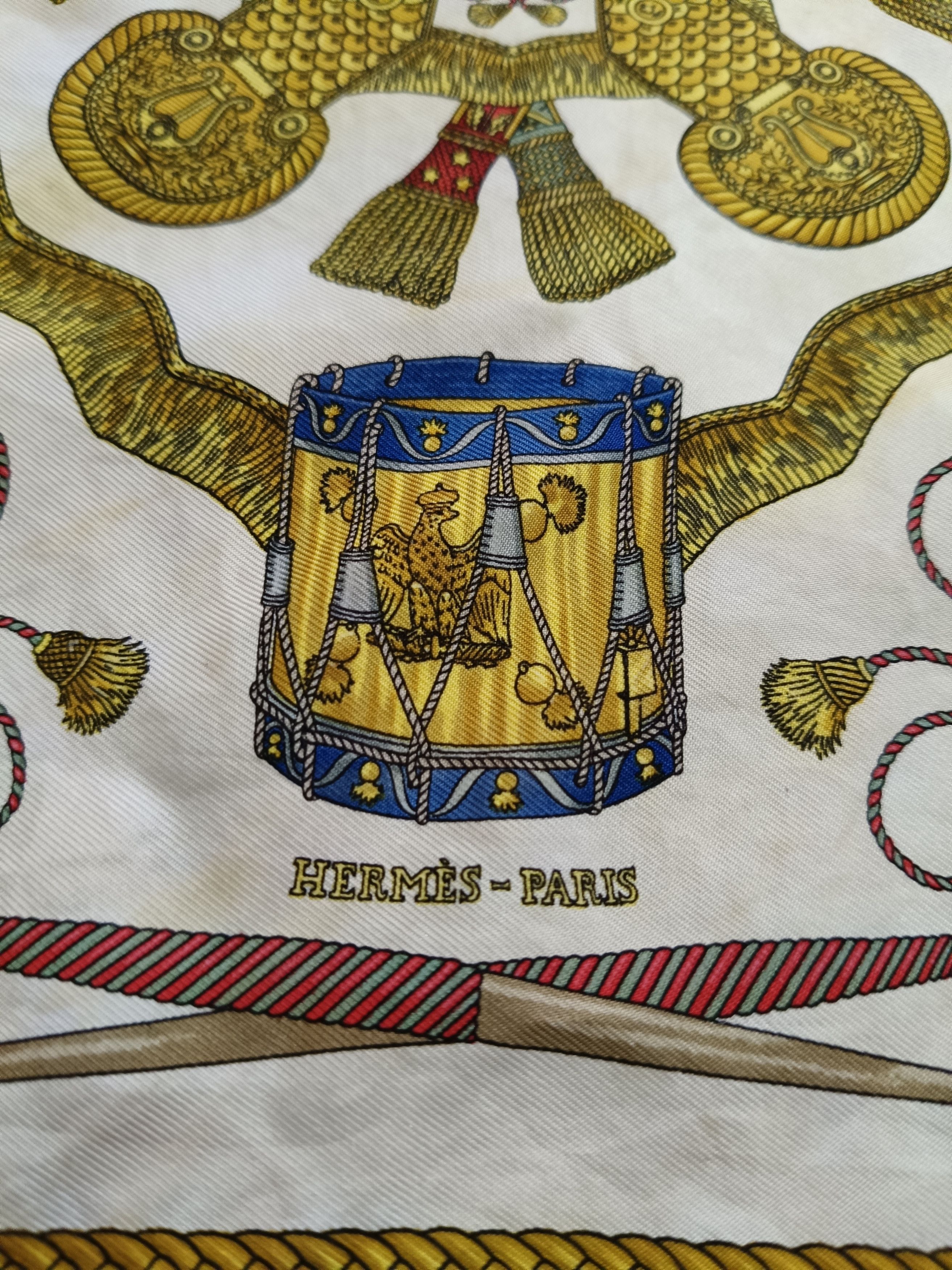 Hermes Hermes Les Tambours Scarf Size ONE SIZE - 2 Thumbnail