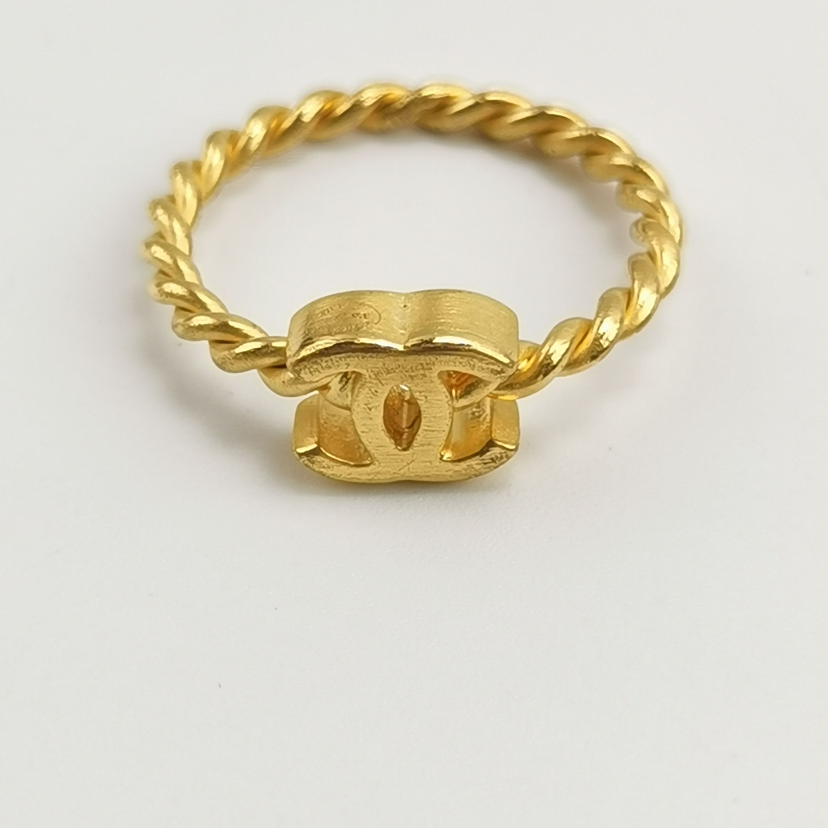 Chanel Chanel Double C Ring Size 11 -z2505 Size ONE SIZE - 6 Thumbnail