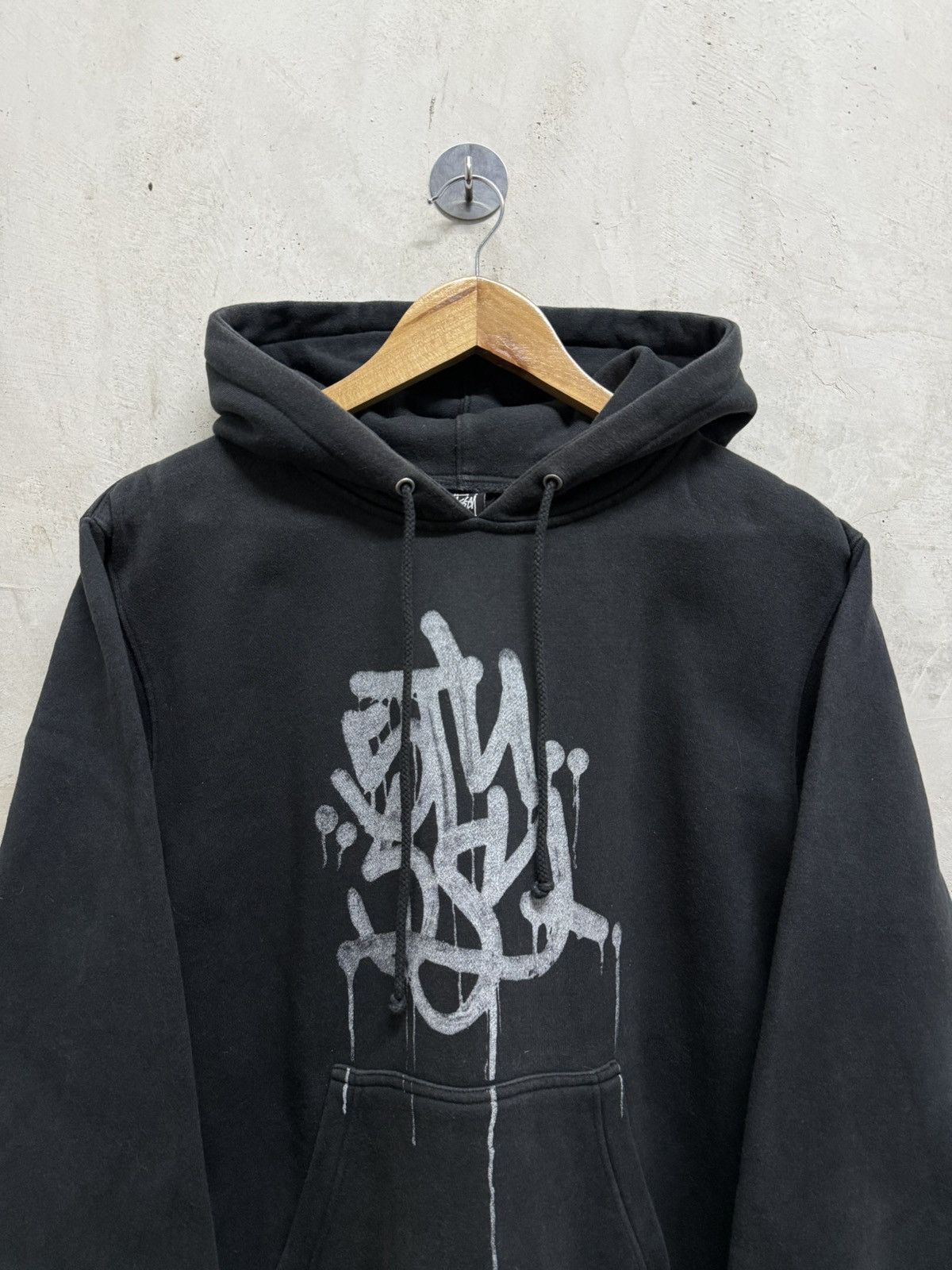 Stussy Vintage Stussy Graffiti Spray Hoodie Size US S / EU 44-46 / 1 - 2 Thumbnail