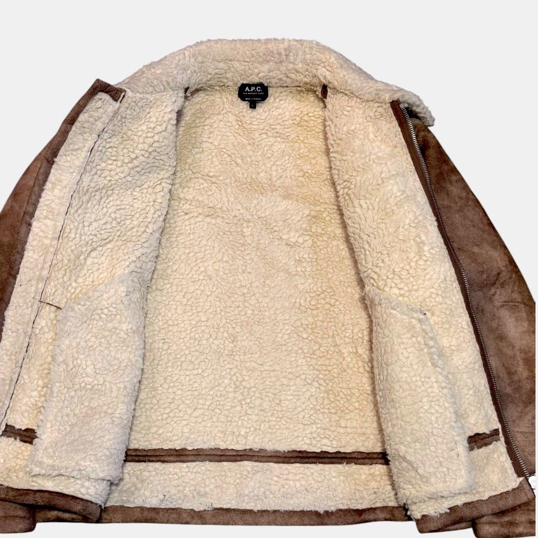 A.P.C. A.P.C. Rue Madame Paris shearling jacket - Fashionella Size US L / EU 52-54 / 3 - 5 Thumbnail
