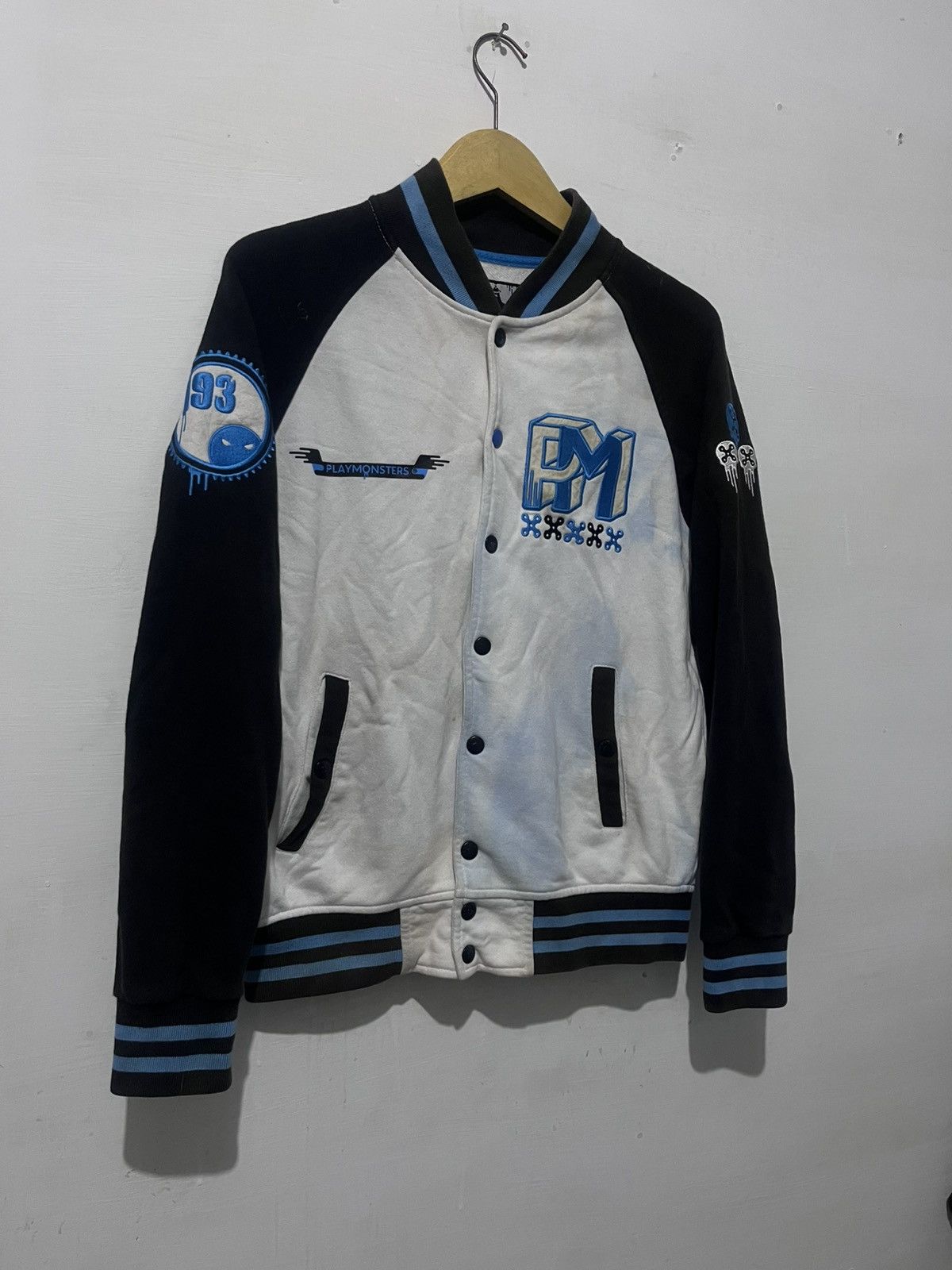 Japanese Brand Incredibly Playmonsters Varsity Jacket Streetwear Graphic Size US M / EU 48-50 / 2 - 4 Thumbnail