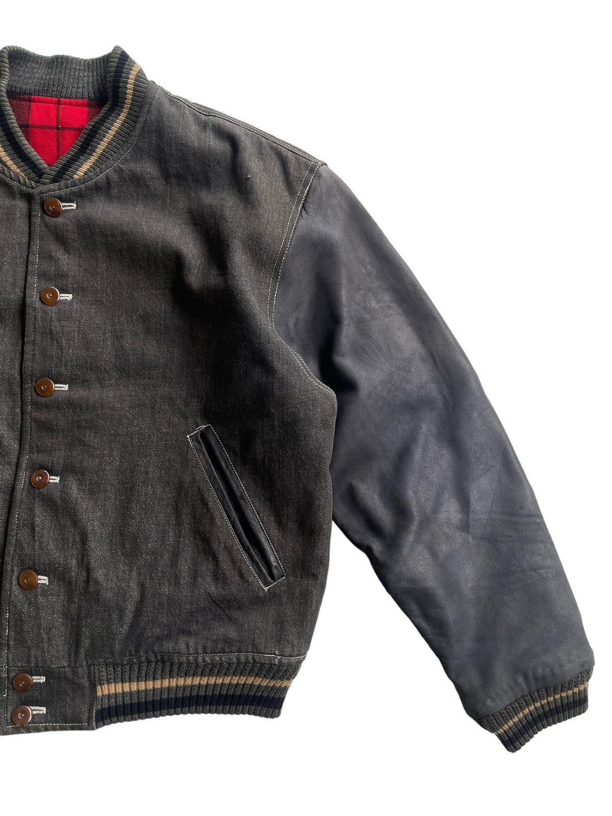 Japanese Brand Vintage Arolind Midnight Varsity Jacket Size US XL / EU 56 / 4 - 8 Thumbnail