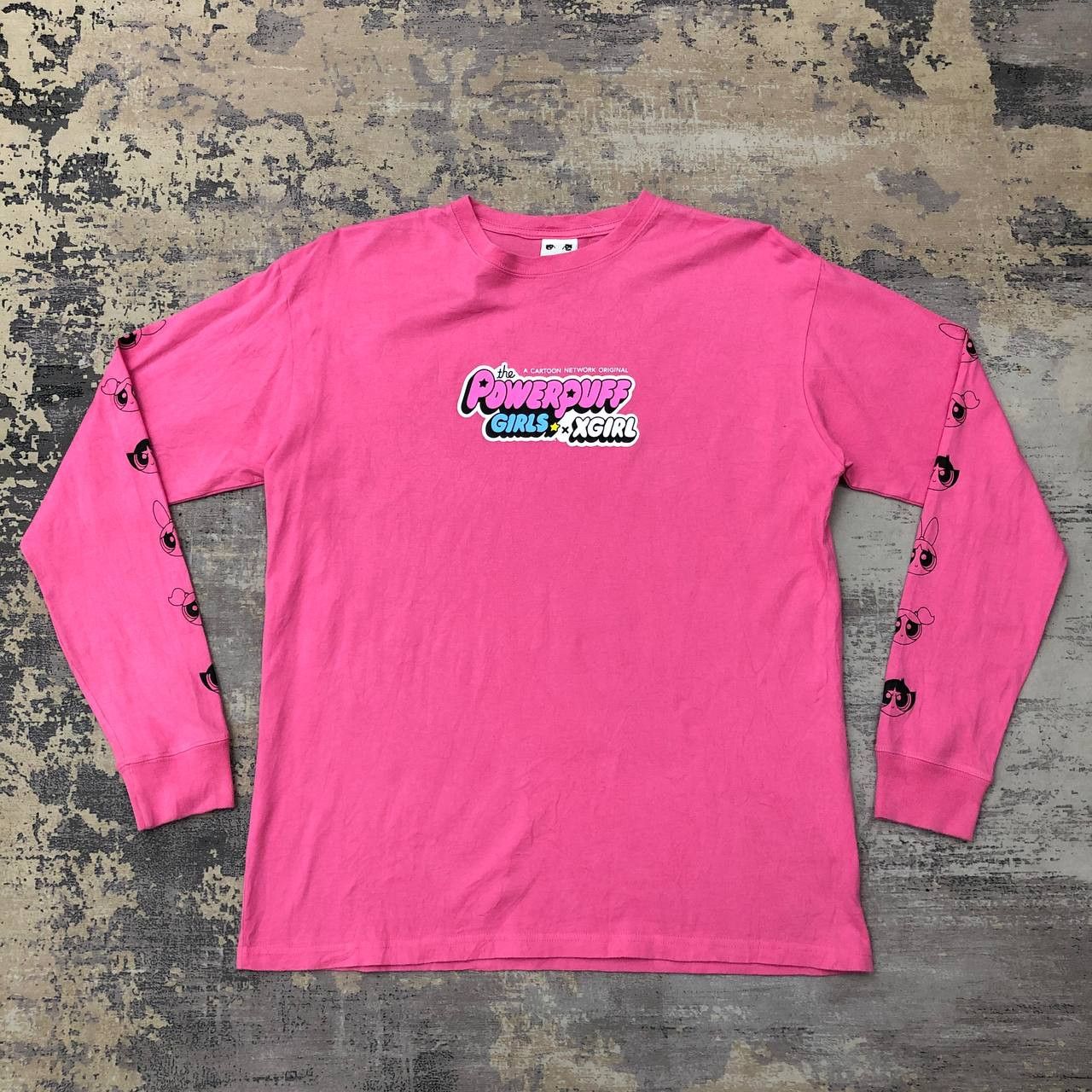 Cartoon Network T386 JAPAN X-GIRL CROSSOVER POWERPUFF GIRLS SKATE TEE Size US L / EU 52-54 / 3 - 1 Thumbnail