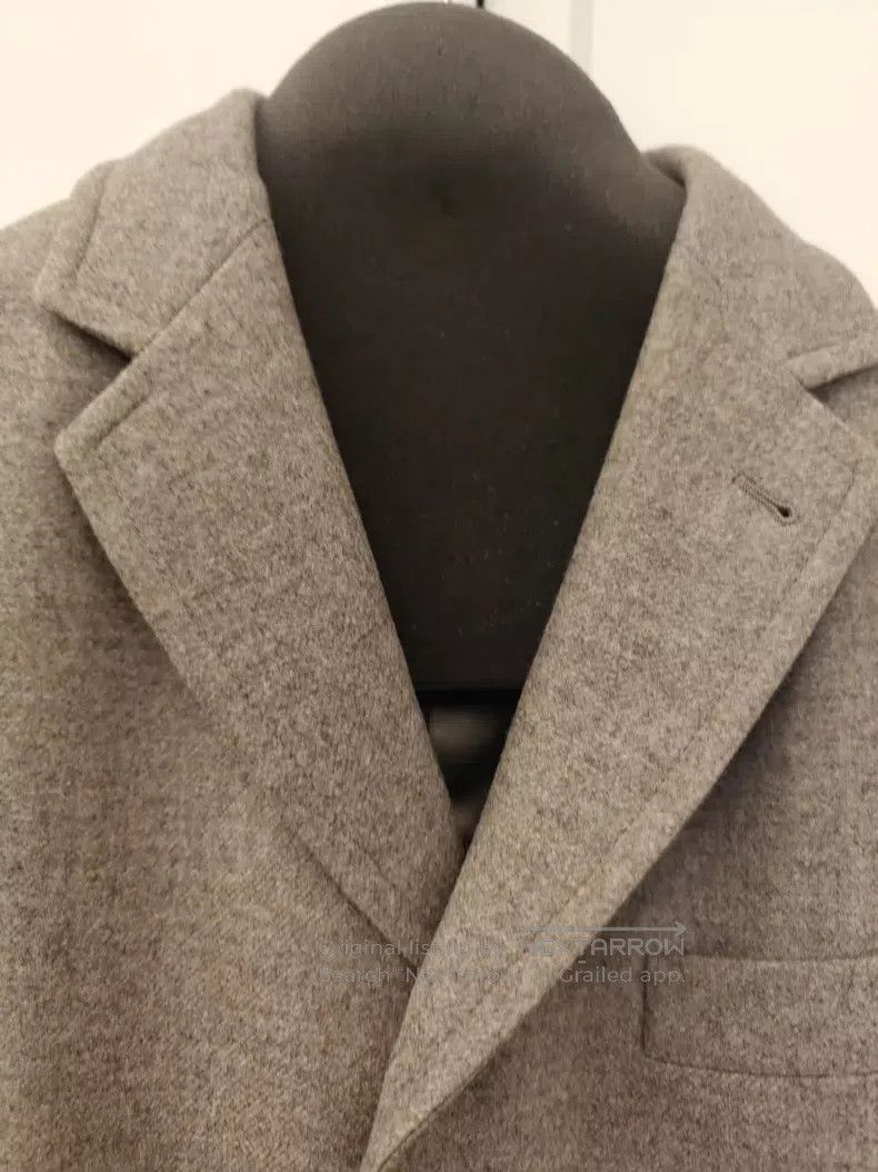 Hermes Hermes Gray Wool Long Coat Size US M / EU 48-50 / 2 - 3 Thumbnail
