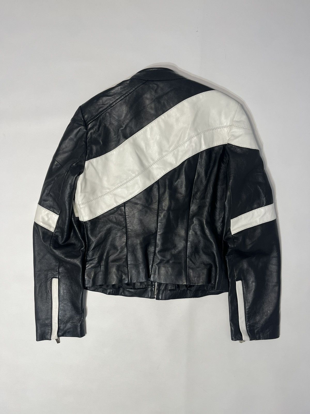Japanese Brand Vintage Dakota Real Leather Racing Jacket Size M / US 6-8 / IT 42-44 - 9 Thumbnail
