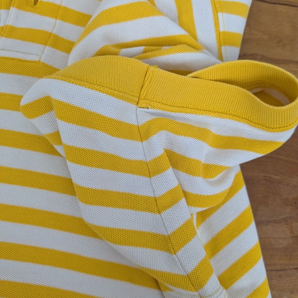 L.L. Bean Y2K LL Bean Yellow Stripe Cotton Polo XXL Size US XXL / EU 58 / 5 - 3 Thumbnail