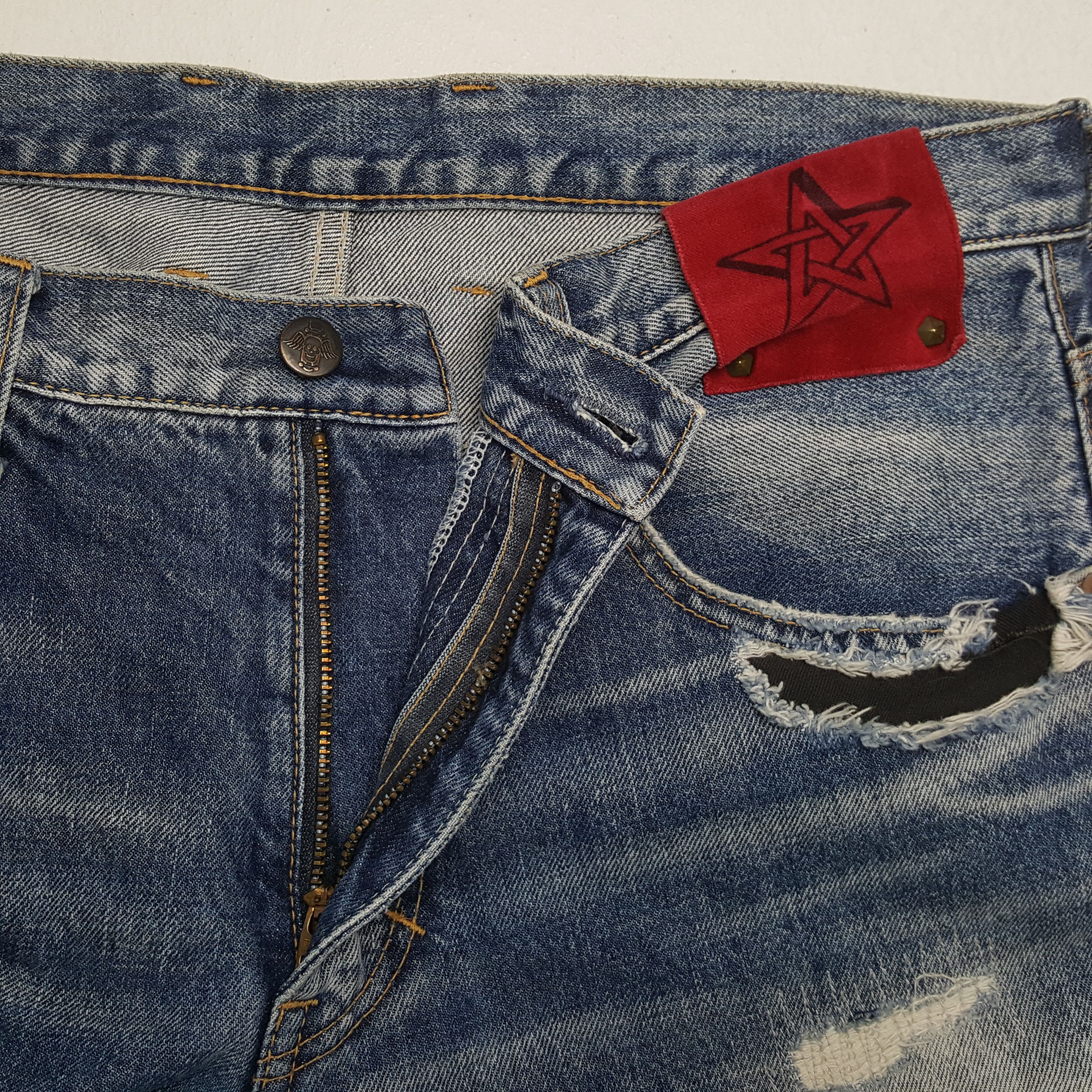If Six Was Nine × Japanese Brand × Vintage Vintage If Six Was Nine Japanese Brand Distressed Style Jean Size US 33 - 12 Thumbnail