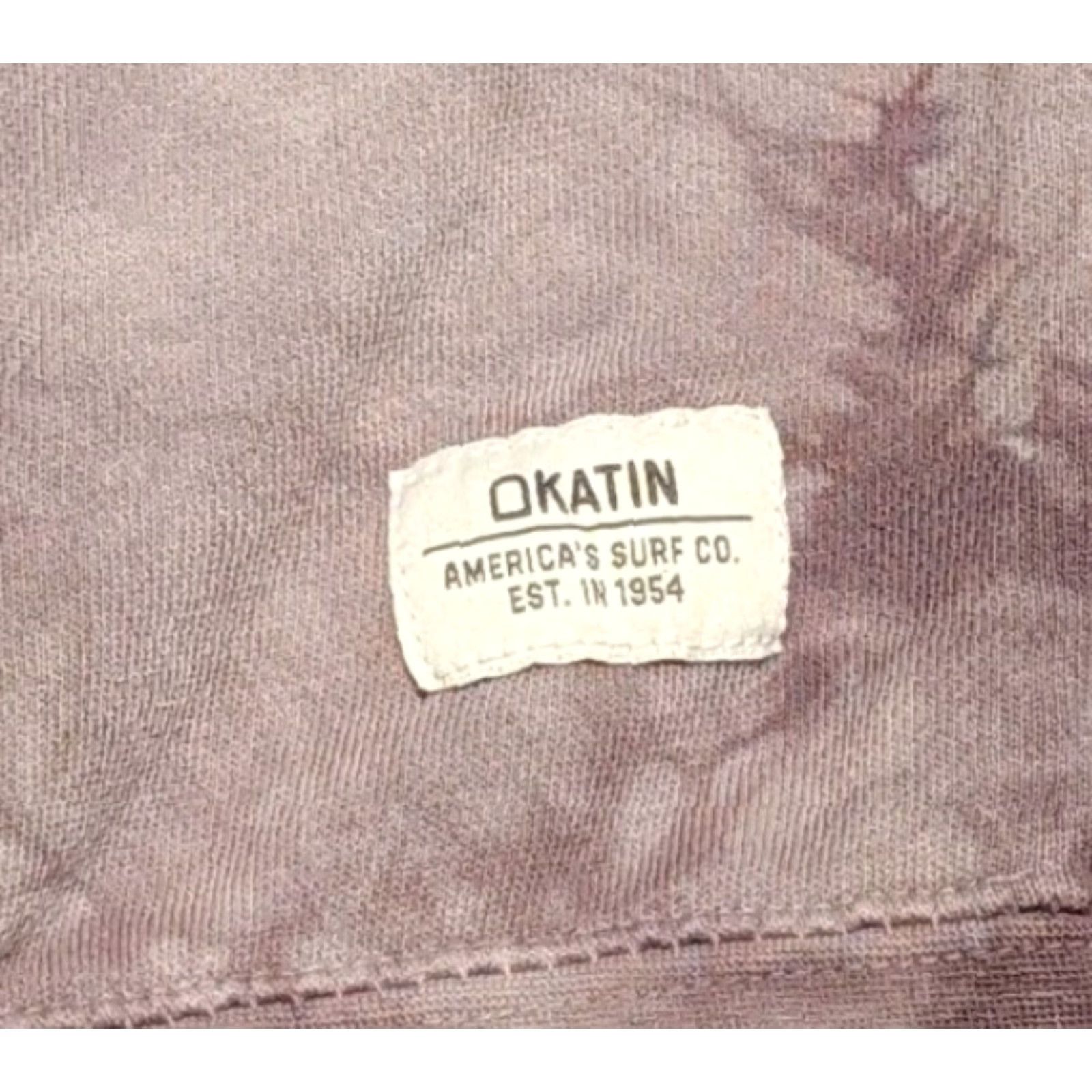 Katin Katin Sweatshirt Mens M Gray Tie Dye Crewneck Pullover Surf Beach Made In USA Embroidered Logo Size US M / EU 48-50 / 2 - 2 Thumbnail