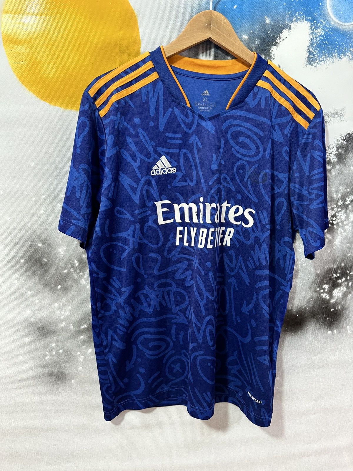 Adidas Adidas Real Madrid Away Jersey 21/22 Size US XL / EU 56 / 4 - 4 Thumbnail