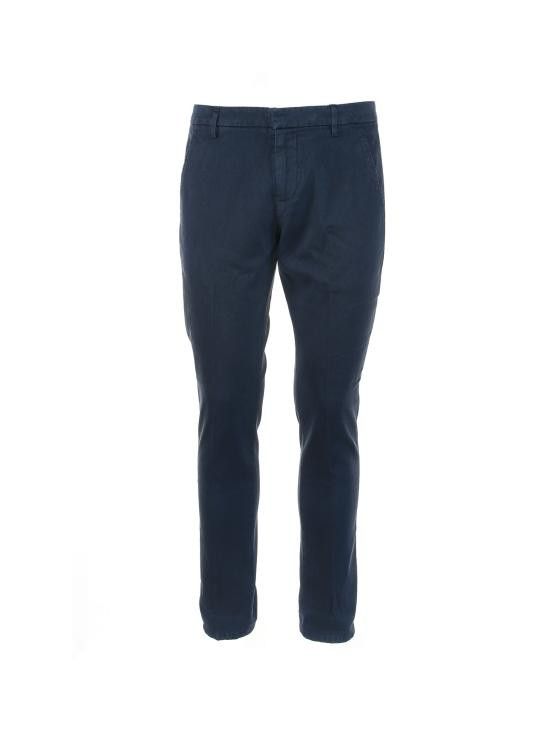 Dondup DONDUP Men Straight Pants UP235 GS0065890 Blue Size US 38 / EU 54 - 1 Thumbnail