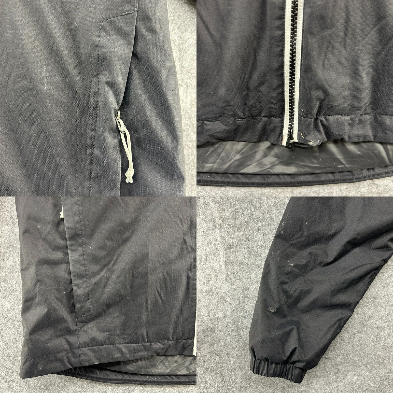 The North Face The North Face Jacket Mens XL Black Hooded Full Zip Quilted Lined Insulated Nylon Size US XL / EU 56 / 4 - 10 Thumbnail