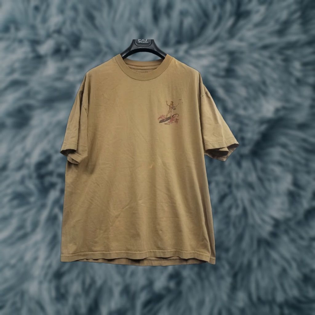 Vintage Kahala Hawaiian T-Shirt Kahala Kahala Hawaiian Short Sleeve Men's XL Khaki Crew Neck Cotton Shirt Size US XL / EU 56 / 4 - 1 Thumbnail