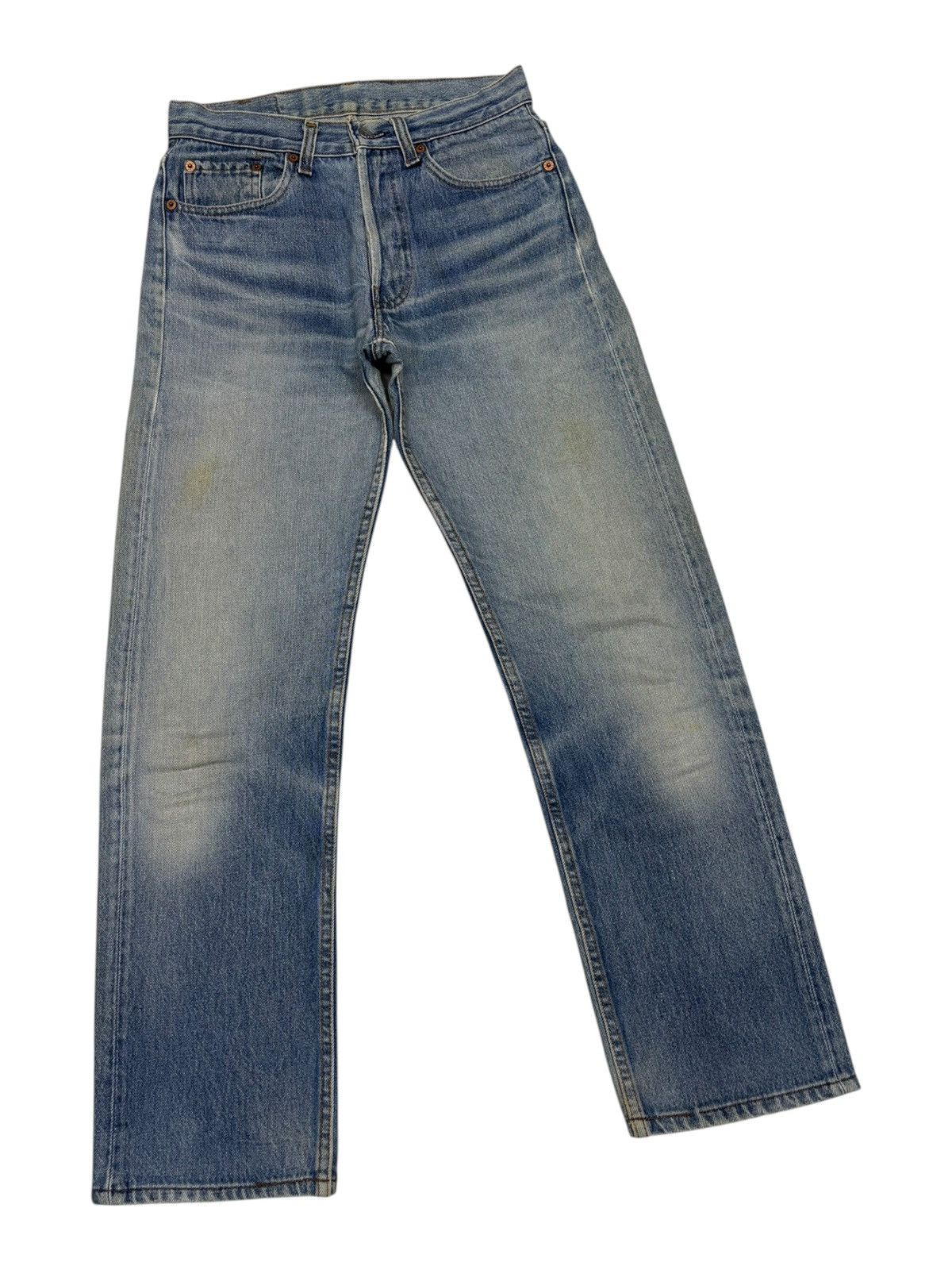 Levi's Vintage Levis 501 Made in USA button 555 Denim Jeans Size US 28 / EU 44 - 3 Thumbnail