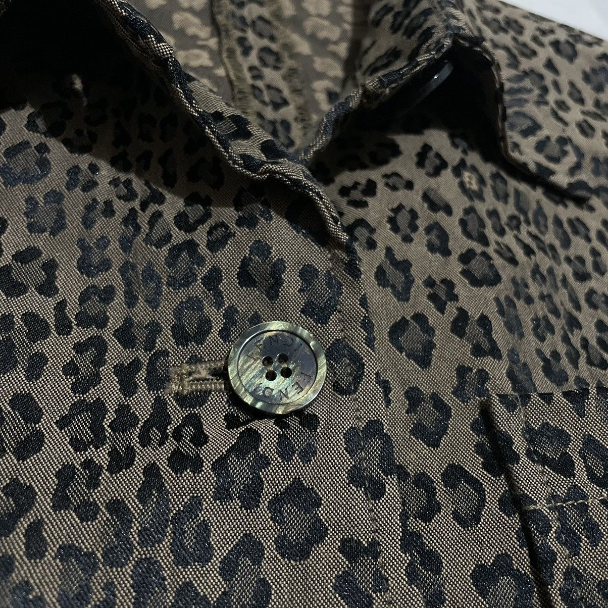 Fendi × Vintage Vintage Fendi Leopard Monogram Jacket Size US M / EU 48-50 / 2 - 6 Thumbnail