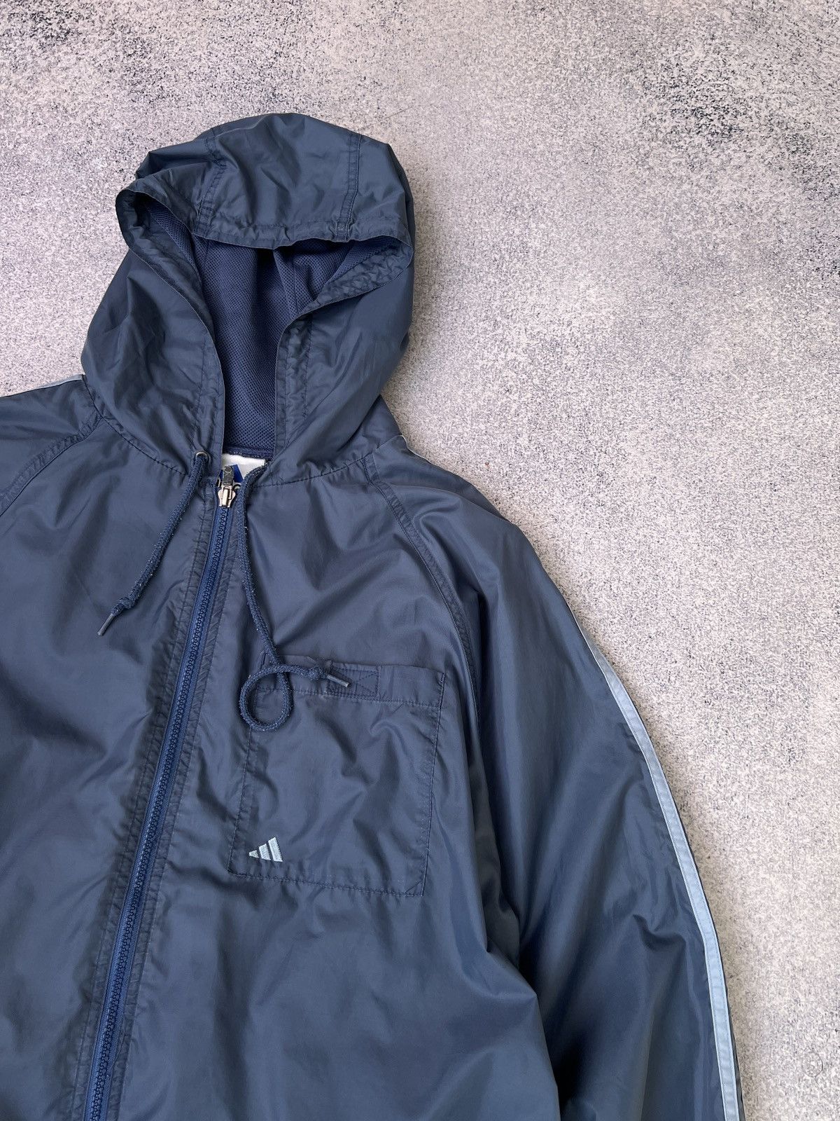 Adidas × Vintage Vintage Adidas Streetwear 90s style blue jacket Size US M / EU 48-50 / 2 - 5 Thumbnail