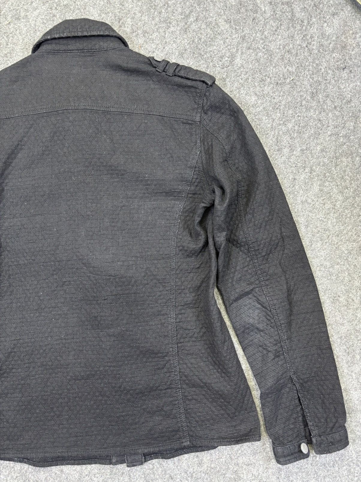 Tornado Mart Very Rare Tornado Mart Corrugated Military Skinny Shirt K41 Size US S / EU 44-46 / 1 - 11 Thumbnail