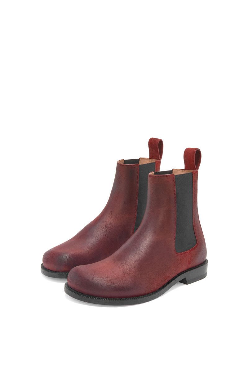 Loewe o1in1g0426 Campo Chelsea Boots in Rust Size US 11 / IT 41 - 3 Thumbnail