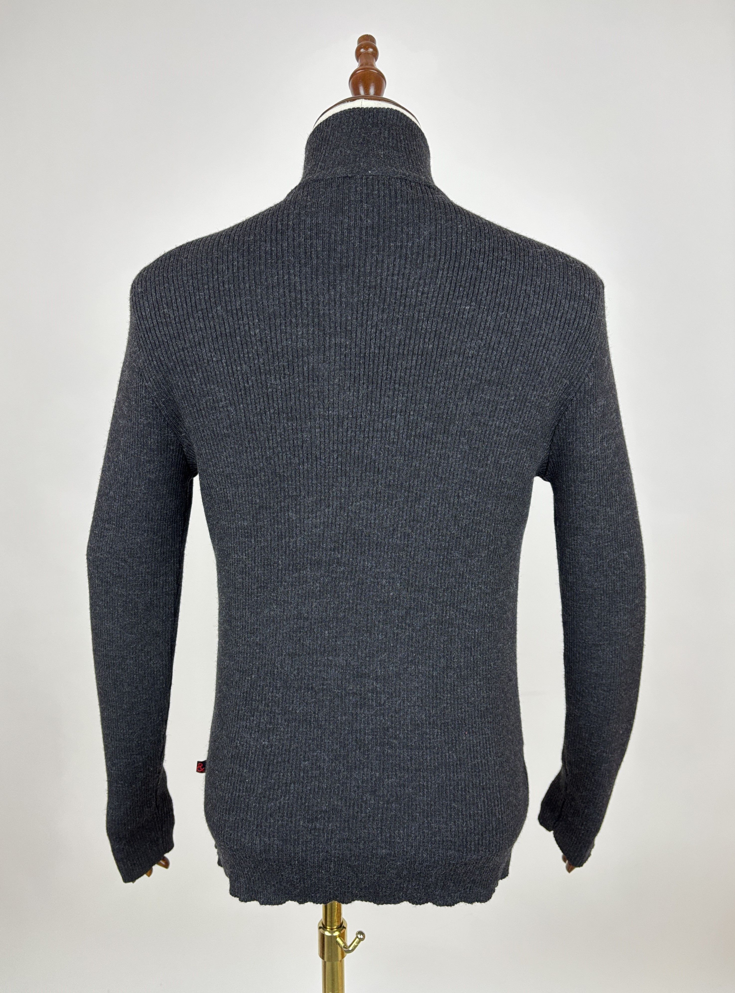 Dolce & Gabbana Vintage D&G Dolce & Gabbana Zip Ribbed Sweater Wool Blend Size US M / EU 48-50 / 2 - 15 Thumbnail