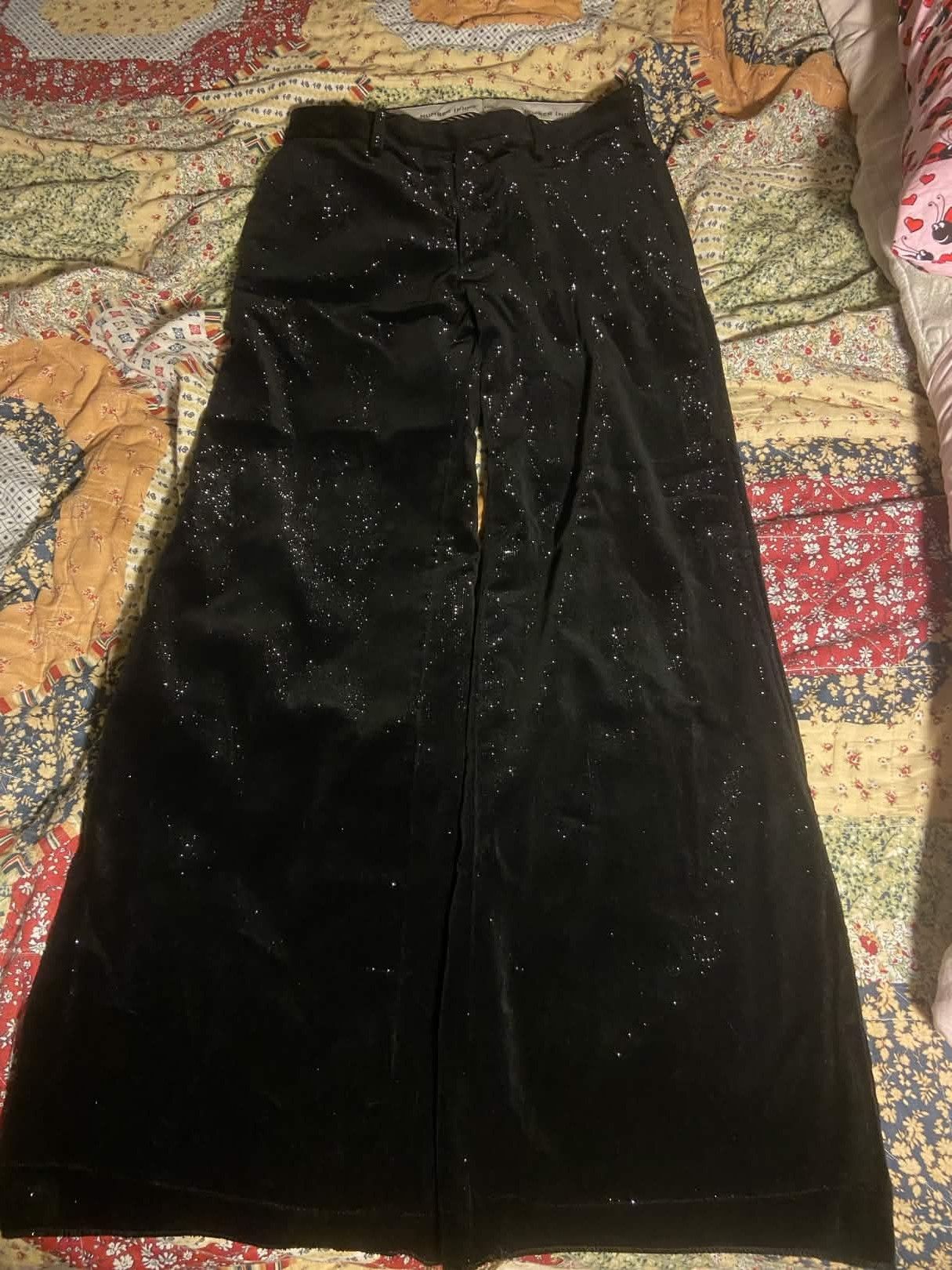 Number (N)ine Number (N)ine AW01 Glitter Trousers Size US 29 - 1 Thumbnail