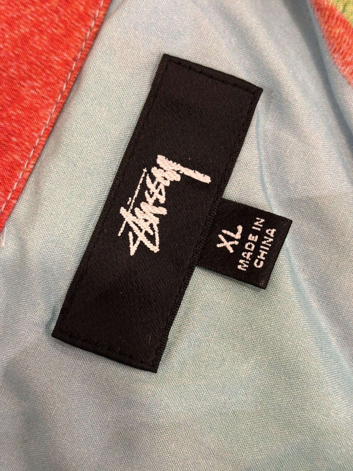 Stussy Stüssy Peach Pattern Button Up Size US XL / EU 56 / 4 - 3 Thumbnail
