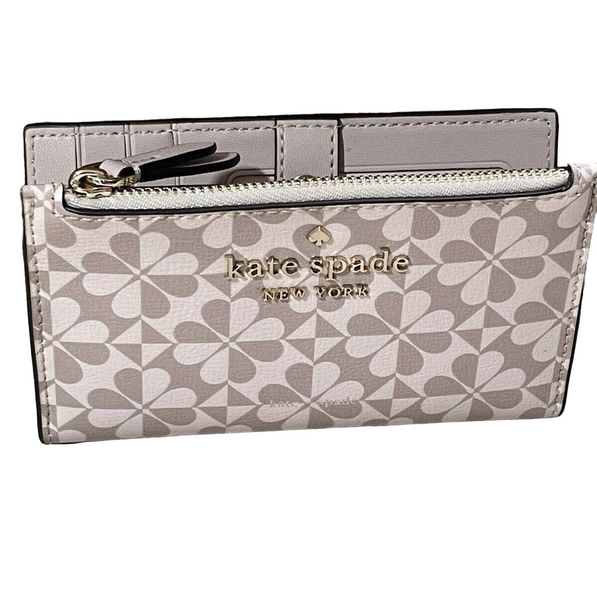 Kate Spade NWT Kate Spade Hollie Spade Clover Geo Slim Bifold Wallet Size ONE SIZE - 3 Thumbnail
