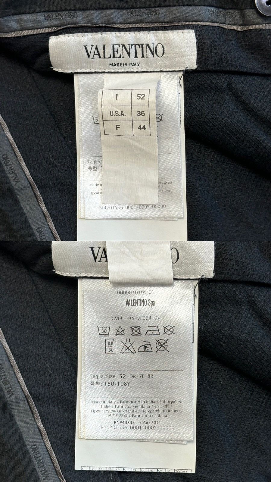 Valentino Valentino Made in Italy Two Tone Blue Men’s Denim Pants Size US 36 / EU 52 - 9 Thumbnail