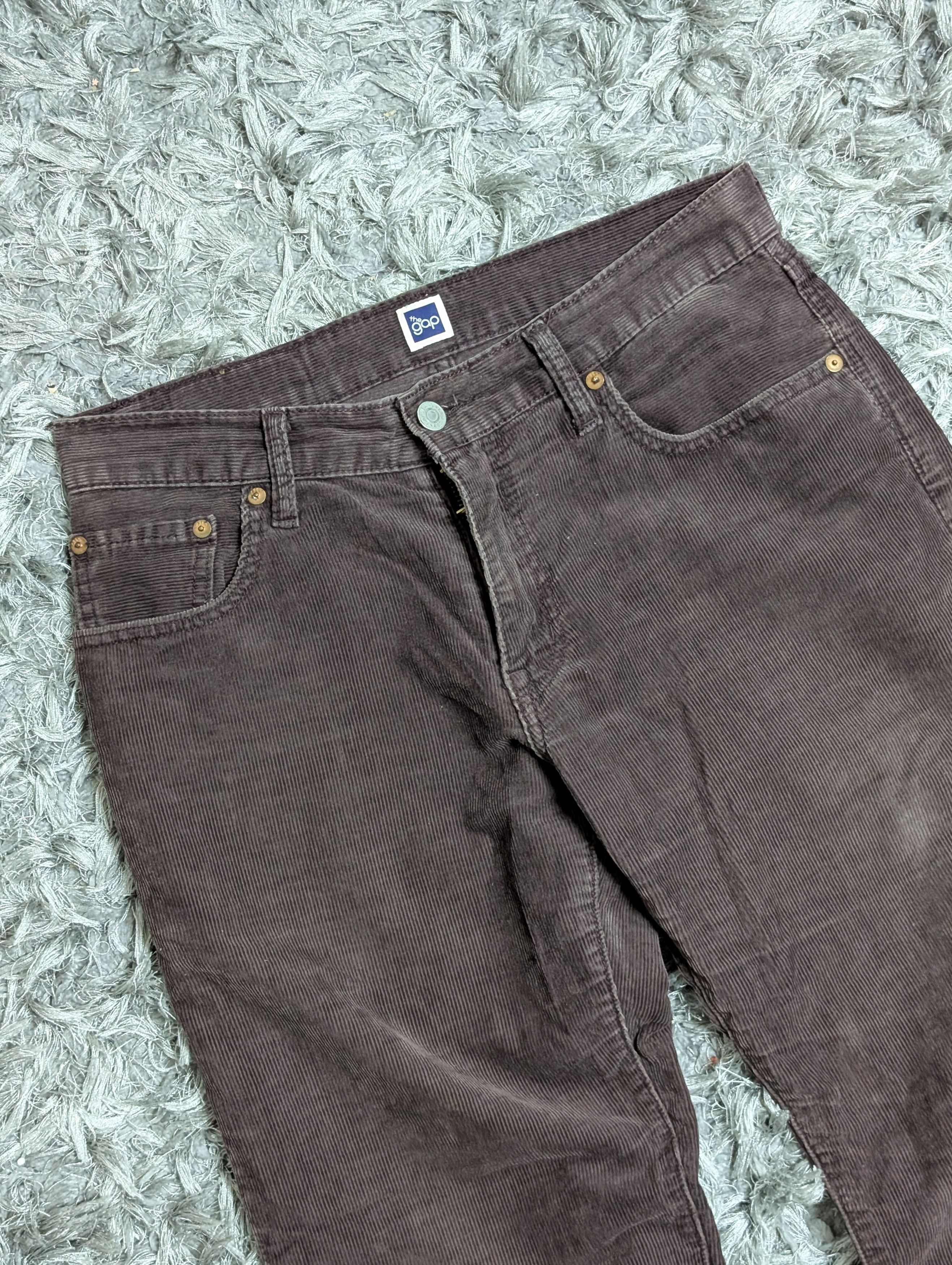 Gap Fall Winter 2009 Gap Corduroy Pants Bottom Trousers Maroon Size US 30 / EU 46 - 3 Thumbnail