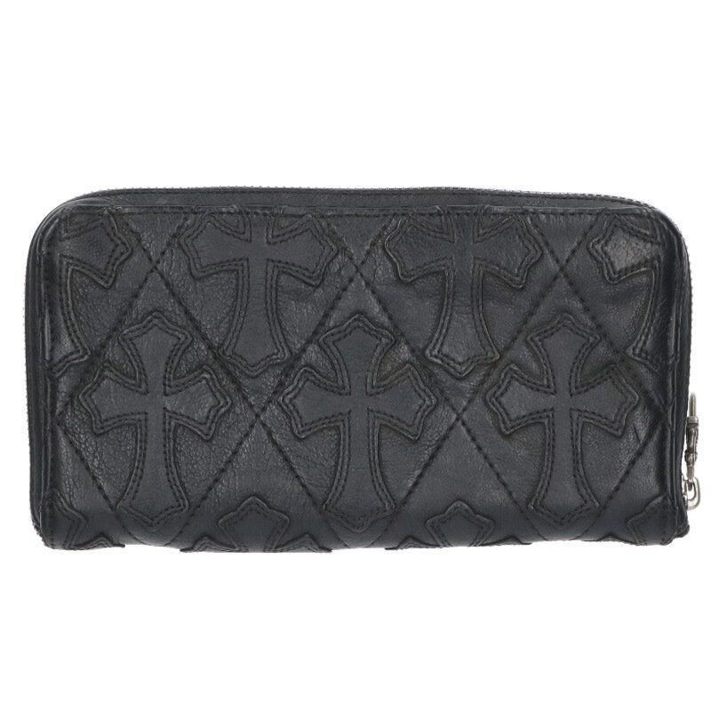 Chrome Hearts Chrome Hearts Cemetery Cross Quilted Wallet Size ONE SIZE - 1 Thumbnail