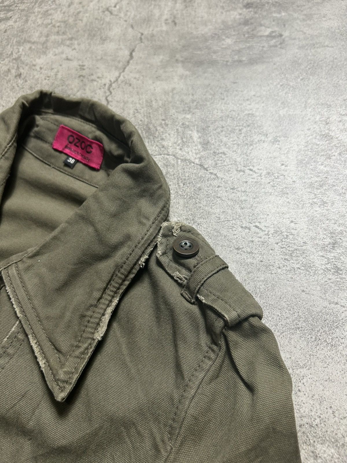 Japanese Brand Vintage Ozoc Military Jacket Size S / US 4 / IT 40 - 5 Thumbnail