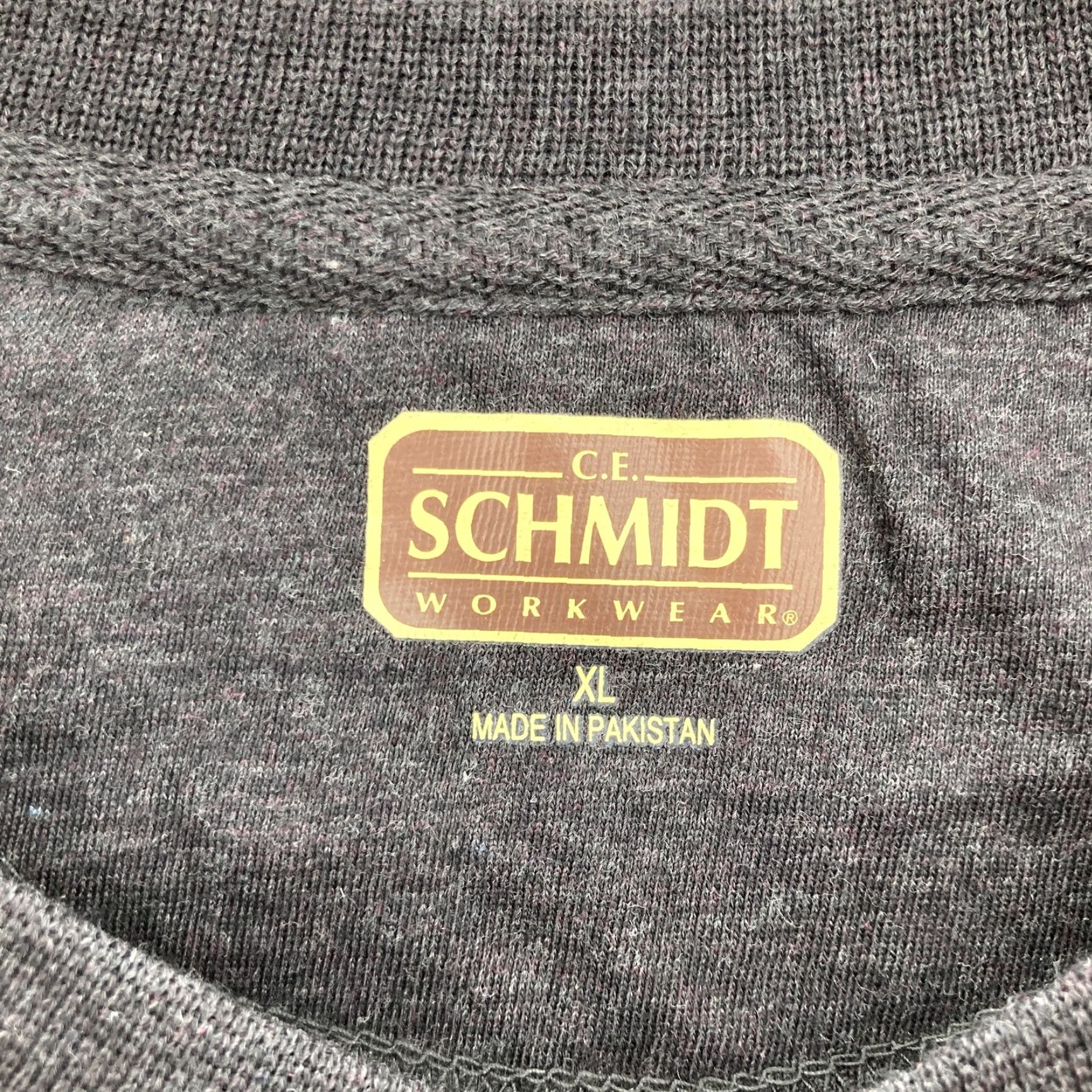 Vintage Schmidt Workwear Shirt Mens XL Black Stripe Utility Pocket Crew Henley Shirt Mens XL Black Stripe Pockets Workwear Henley Size US XL / EU 56 / 4 - 4 Thumbnail