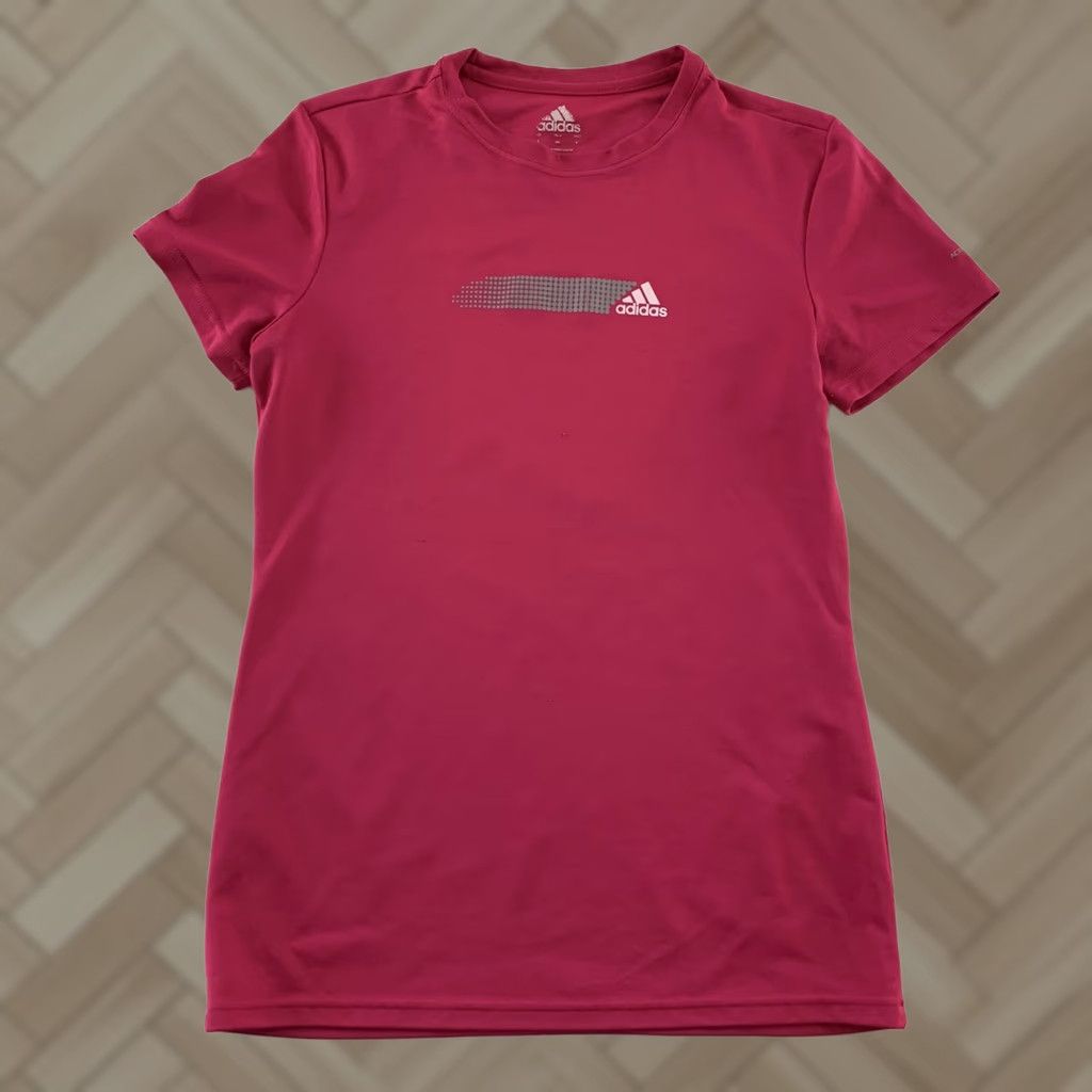 Adidas Adidas Short Sleeve Active 360 Shirt Women's S Hot Pink T-Shirt Pink Nike Sun? Size S / US 4 / IT 40 - 1 Thumbnail